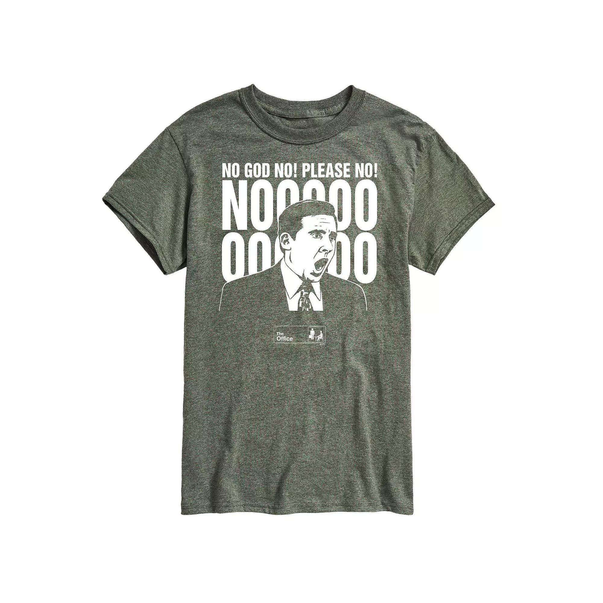 Men's The Office No God Please No Tee,  Product Image