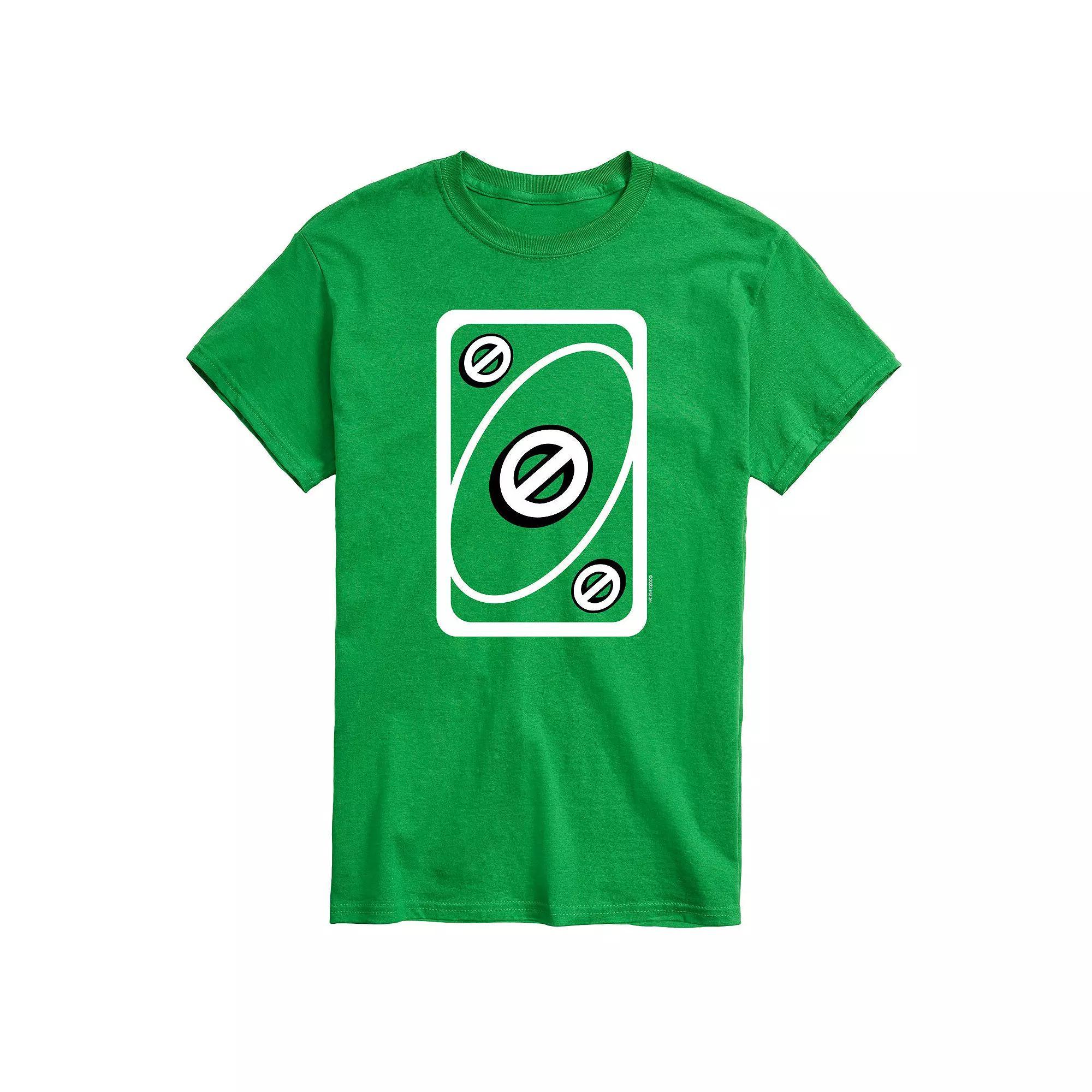 Men's Mattel UNO Green Skip Card Tee,  Product Image