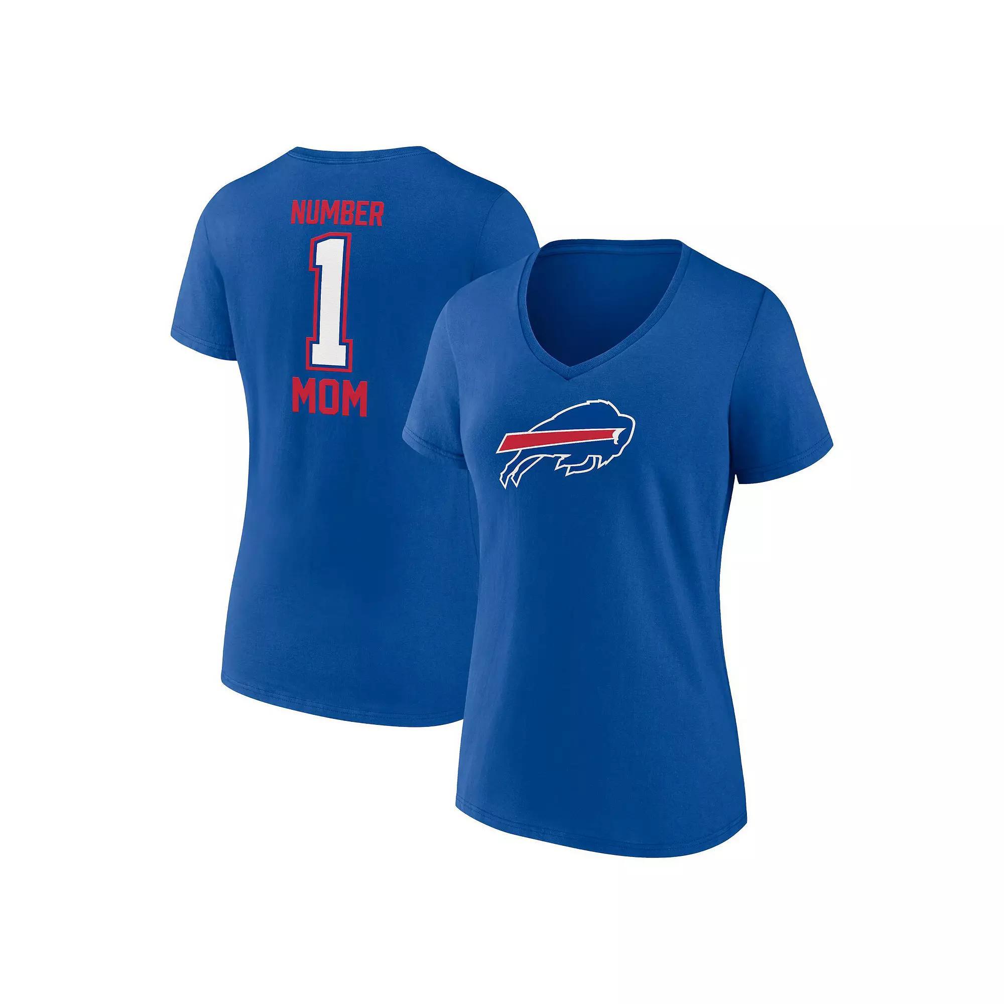 Women's Fanatics Royal Buffalo Bills Mother's Day V-Neck T-Shirt, Size: 2XL, Blue Product Image