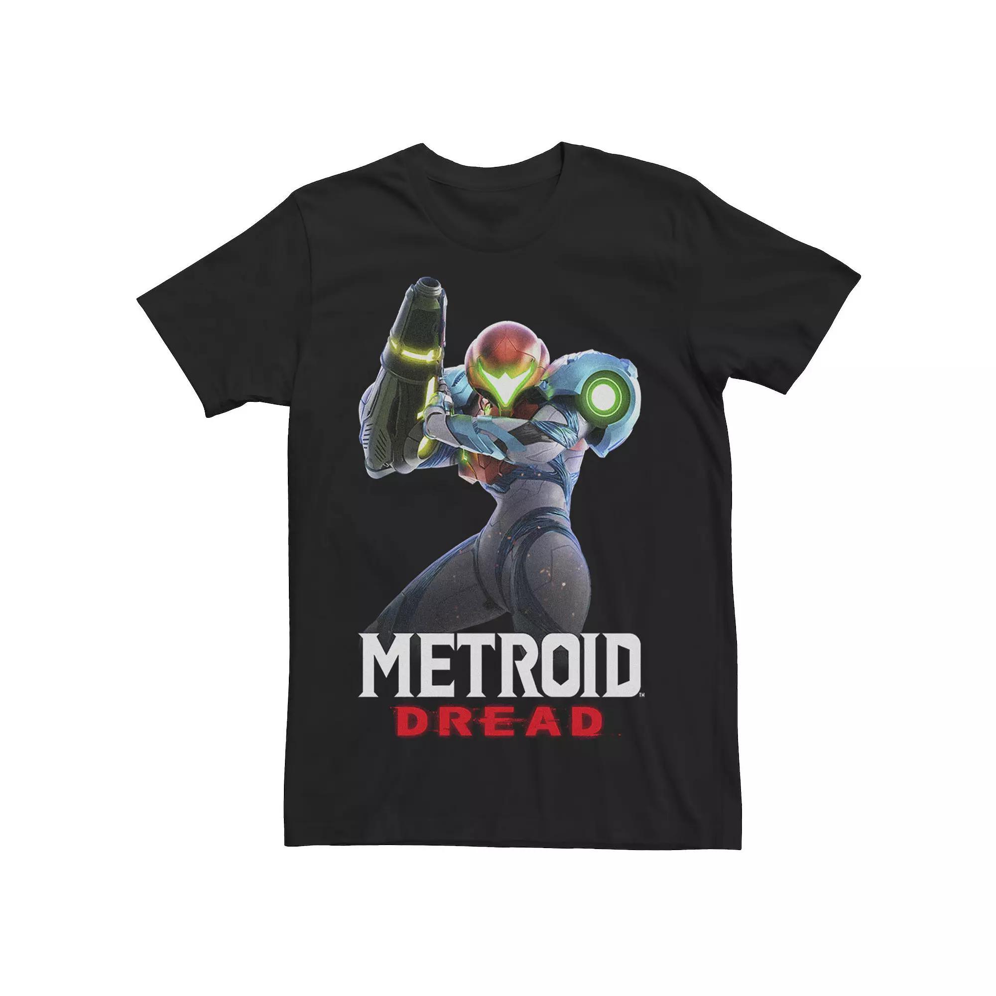 Men's Metroid Prime Dread Battle Pose Poster Tee, Boy's,  Product Image