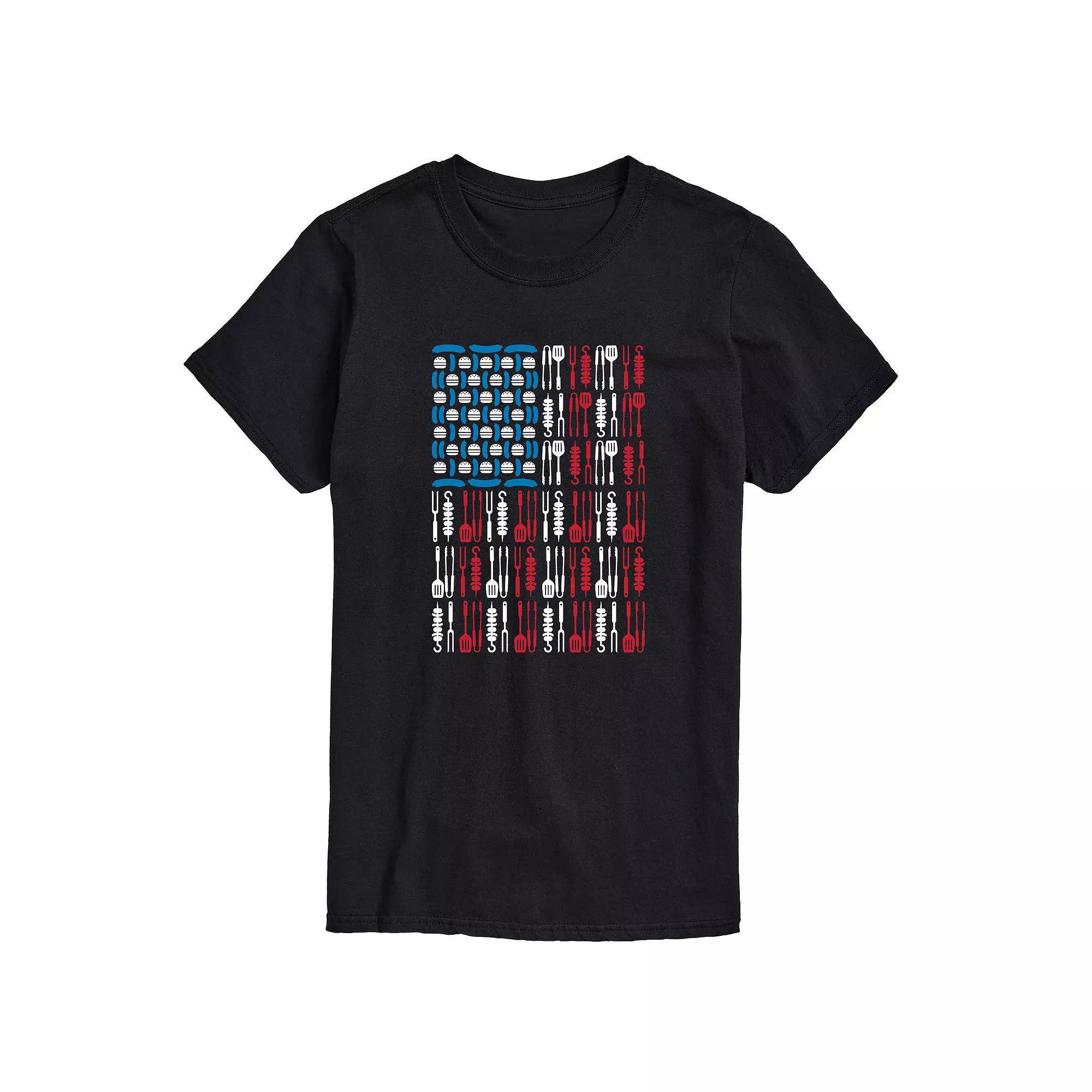 Men's Grill Tools USA Flag Tee,  Product Image
