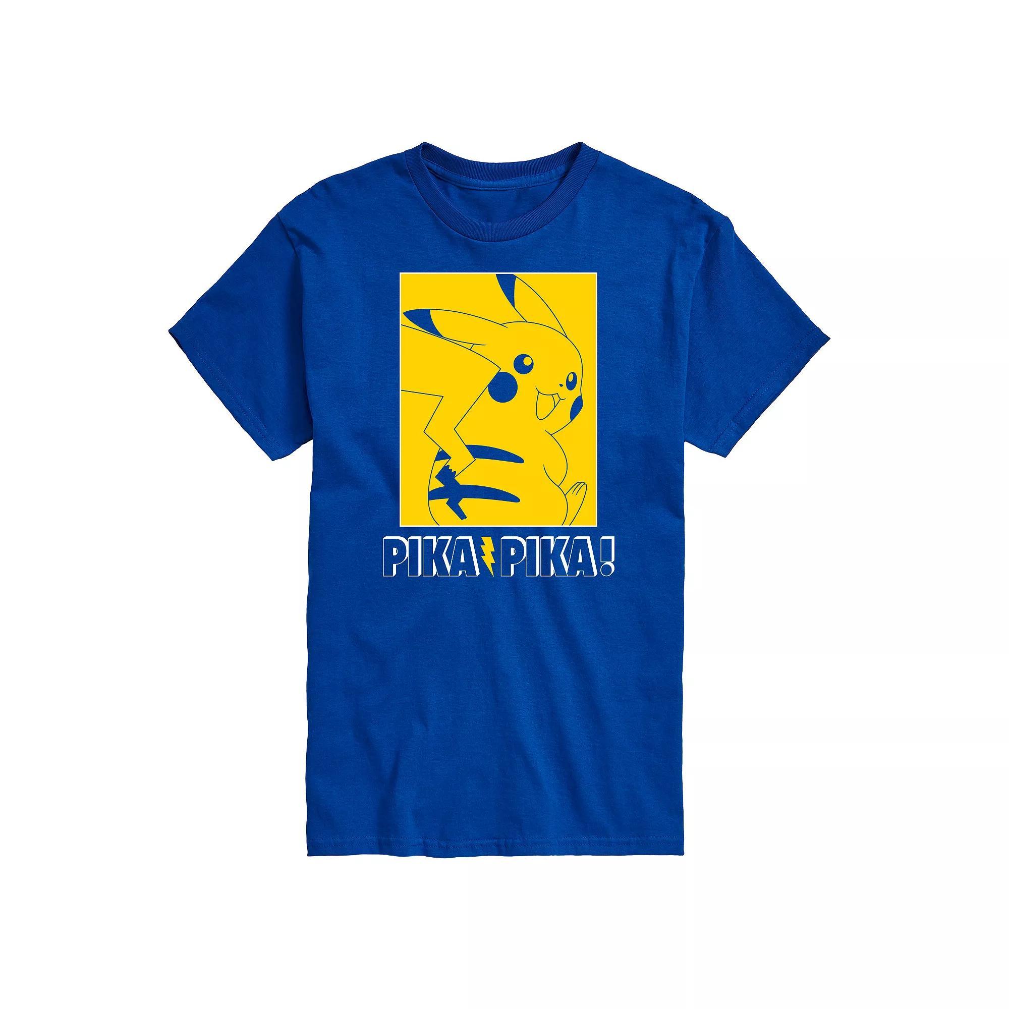 Men's Pokemon Pika Outline Graphic Tee,  Product Image