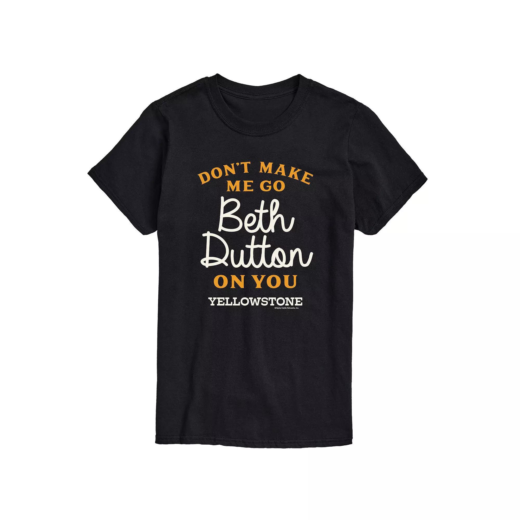 Big & Tall Yellowstone Beth Dutton Tee, Men's,  Product Image