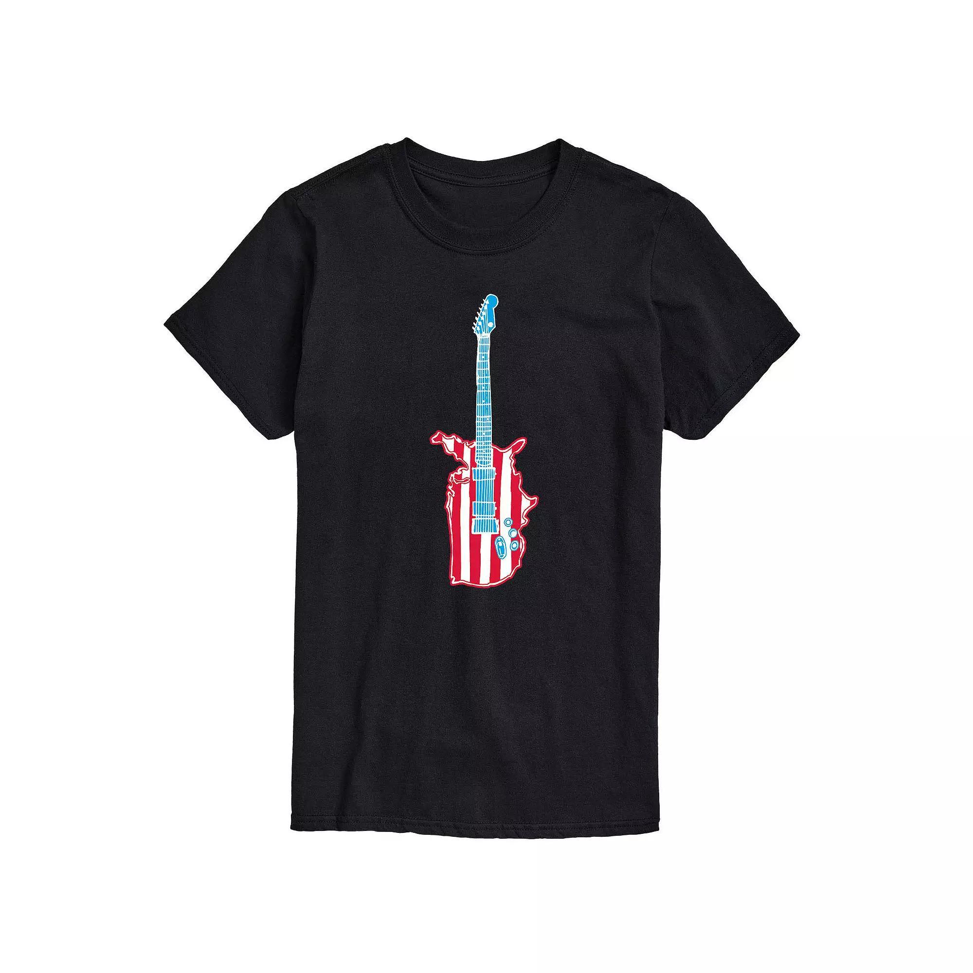 Men's USA Guitar Tee,  Product Image