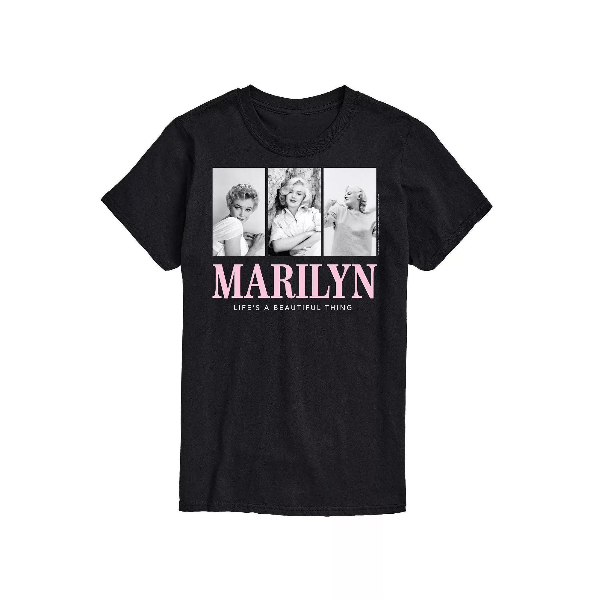 Big & Tall Marilyn Monroe Beautiful Tee, Men's, Size: Large Tall, Black Product Image