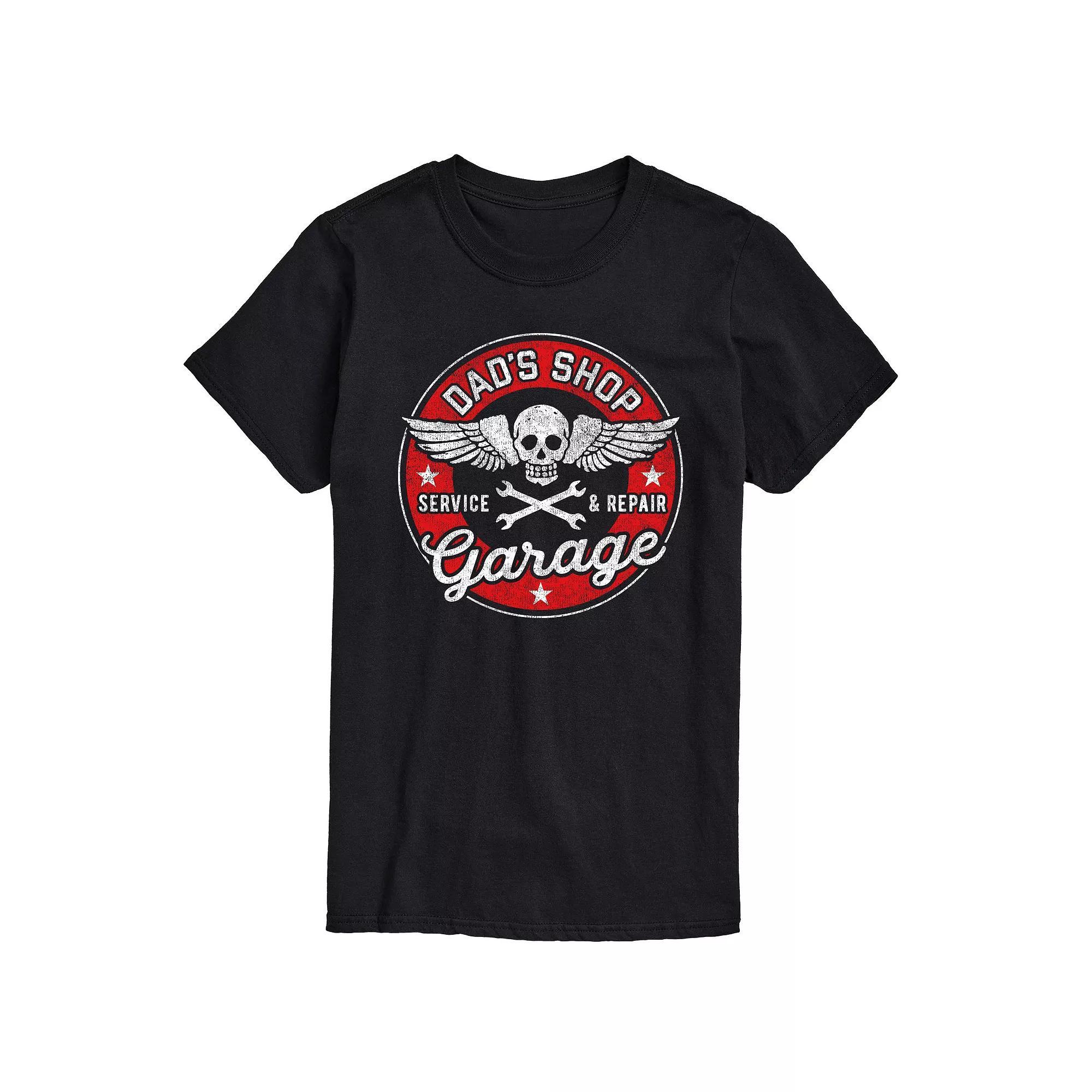 Men's Dads Shop Garage Service & Repairs Graphic Tee,  Product Image