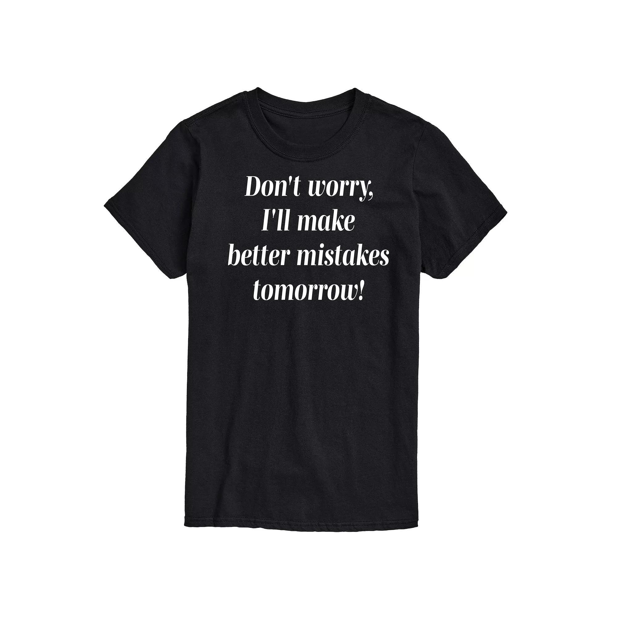 Men's Better Mistakes Tomorrow Graphic Tee,  Product Image
