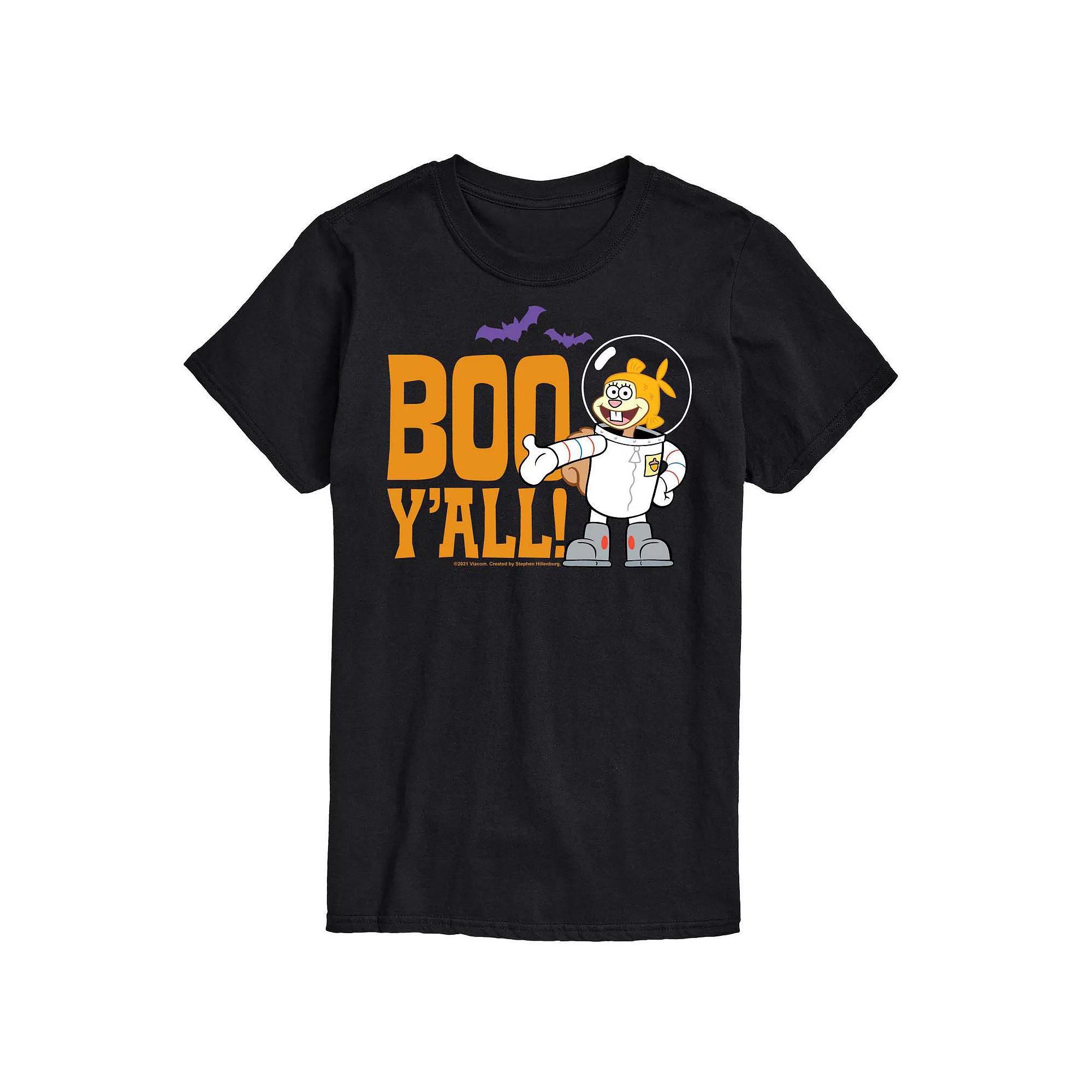 Men's SpongeBob SquarePants Boo Yall Tee, Size: Large, Blue Product Image