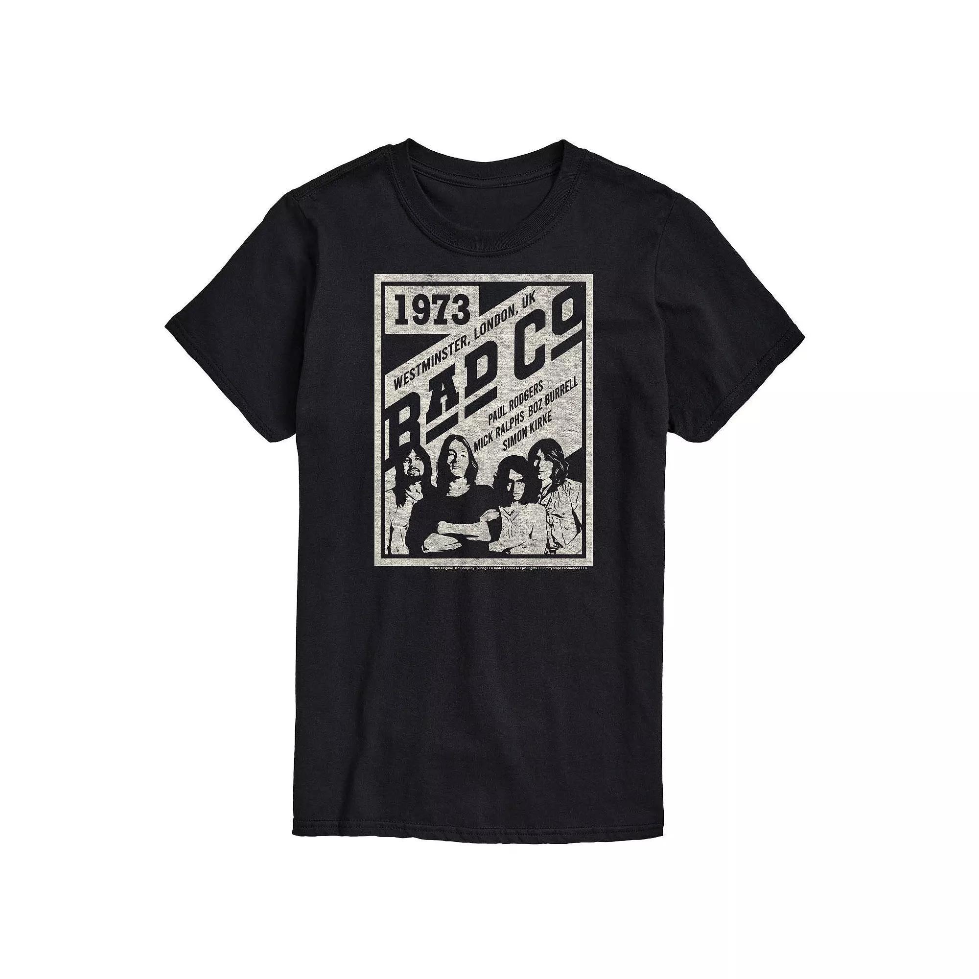 Big & Tall Bad Company Poster Tee, Men's, Size: 3XB, Black Product Image