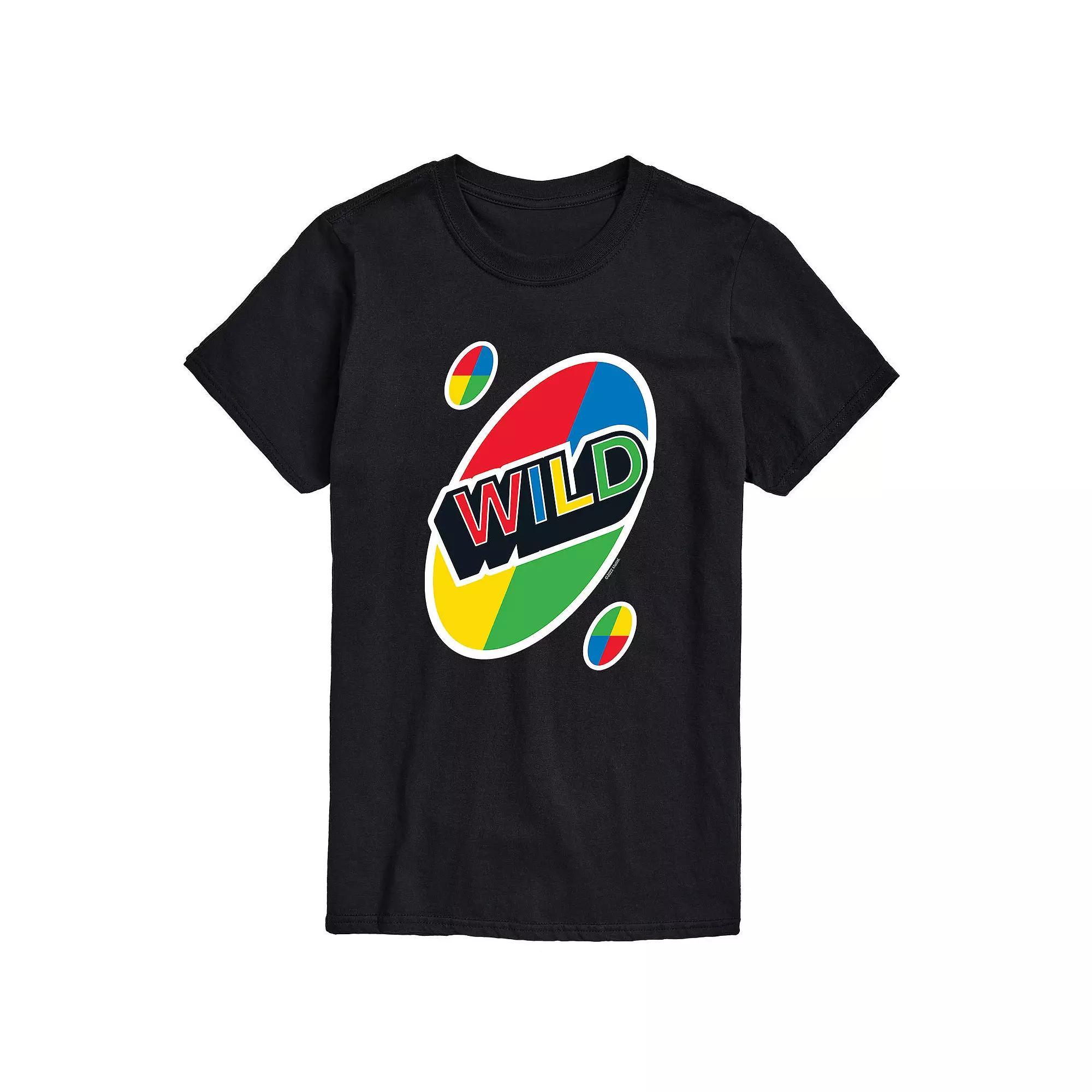 Men's Mattel UNO Wild Card Tee, Size: Large, Black Product Image