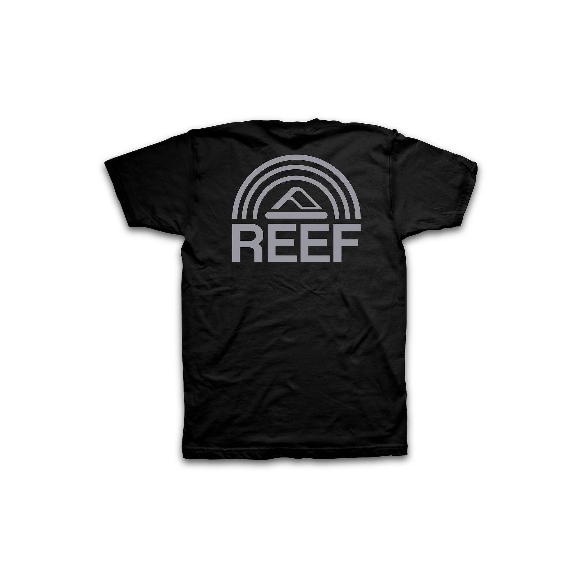 Men's REEF Elias Short Sleeve T-Shirt, Size: Small, Black Product Image