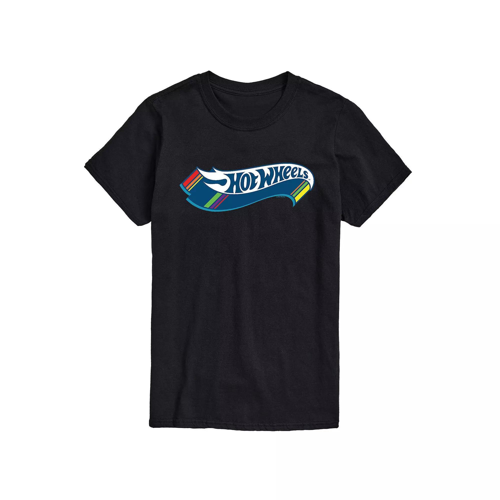 Men's Hot Wheels Flame Tee, Size: Large, Black Product Image