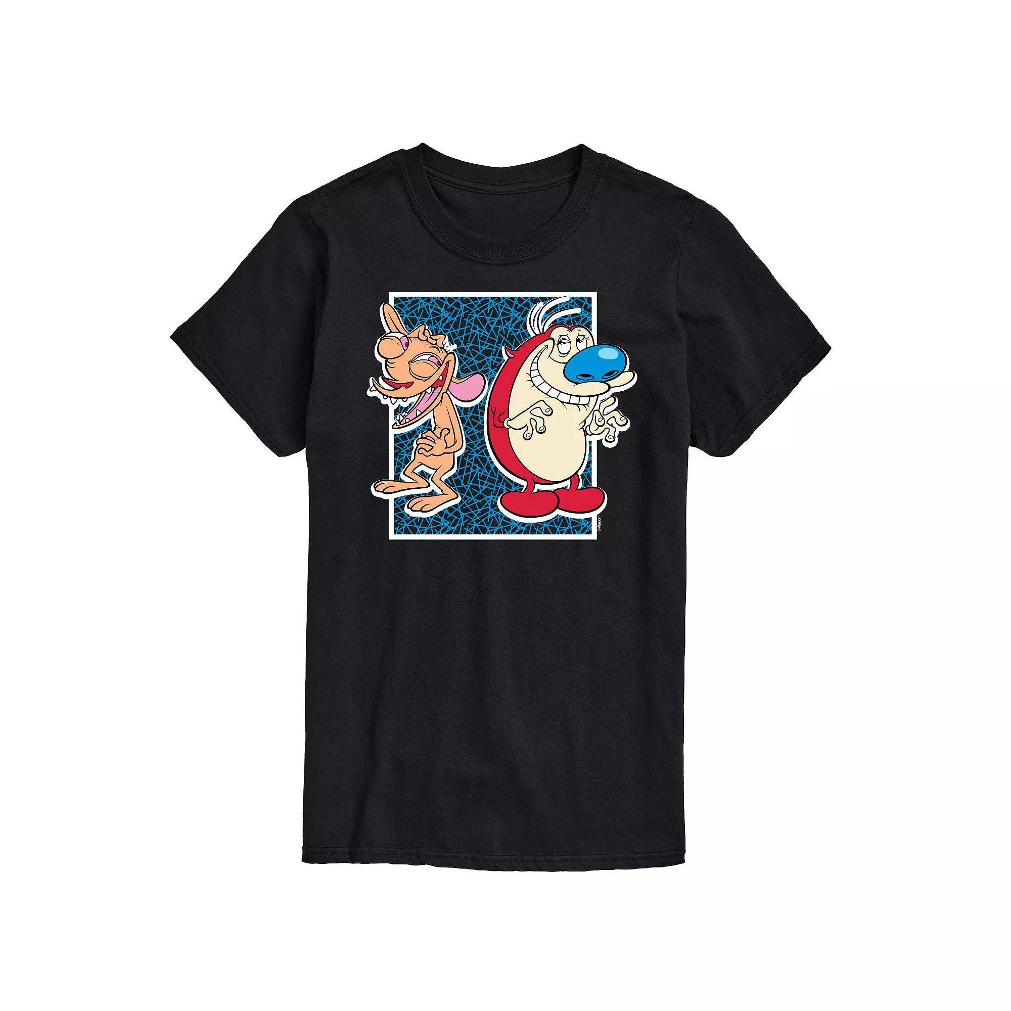 Big & Tall Ren & Stimpy Portrait Graphic Tee, Men's,  Product Image