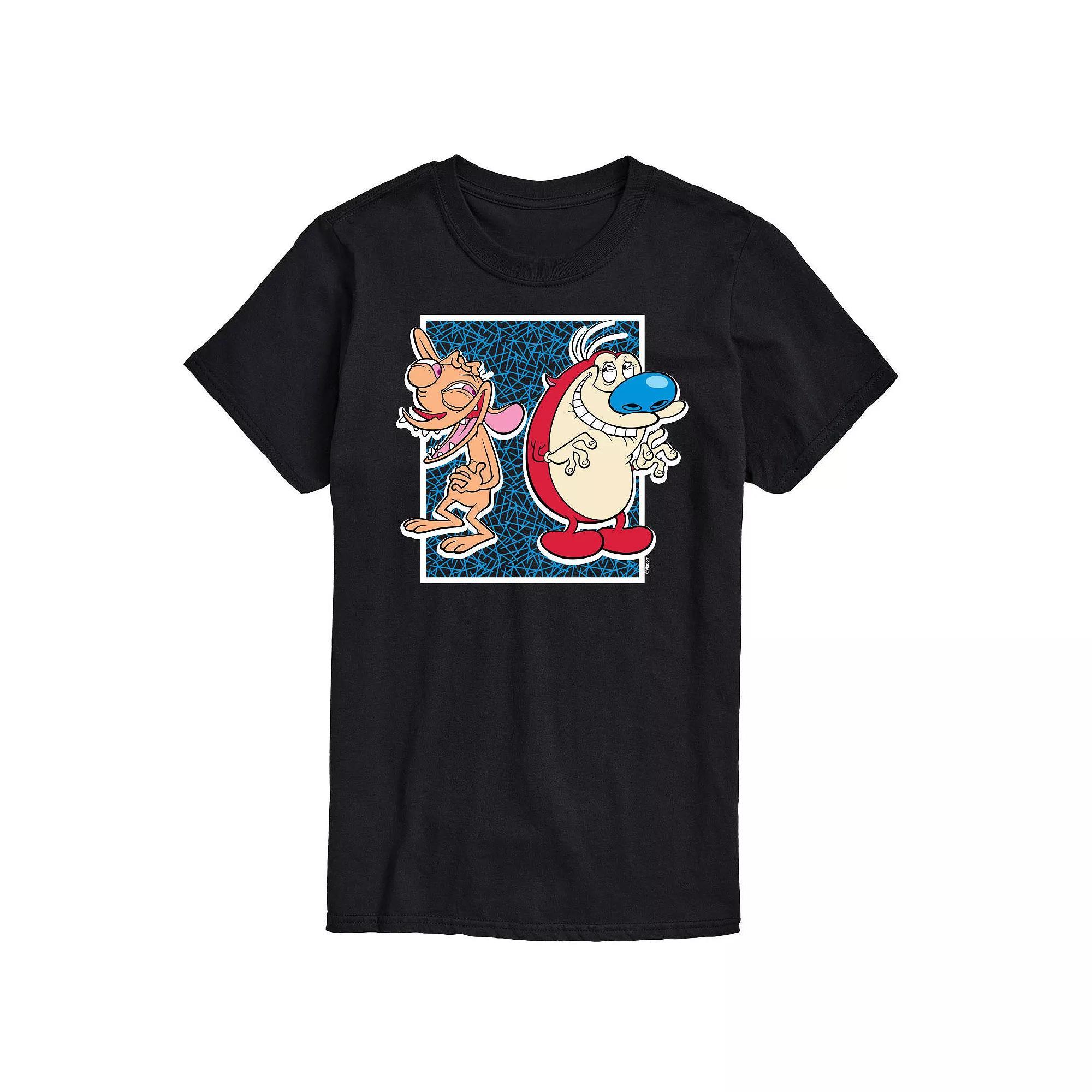 Big & Tall Ren & Stimpy Portrait Graphic Tee, Men's,  Product Image