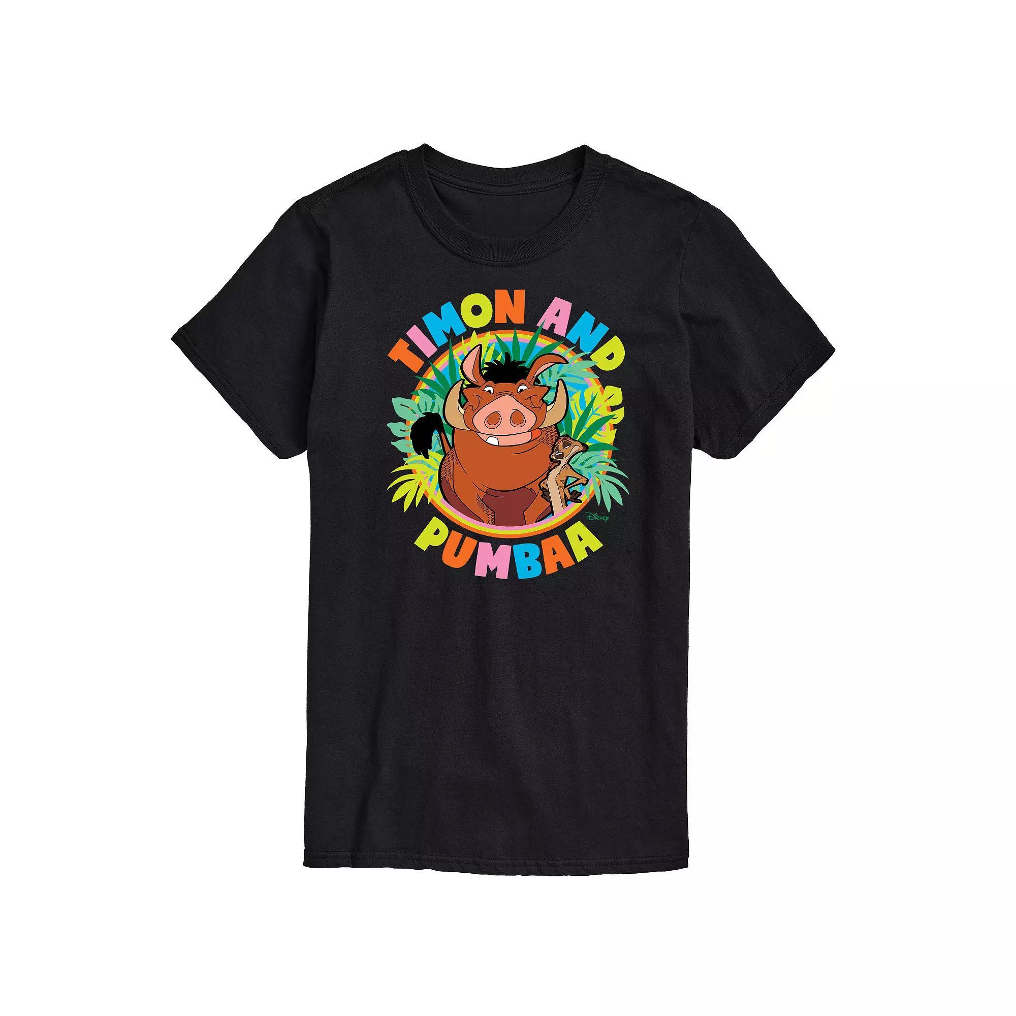 Disney's The Lion King Timon And Pumba Men's Graphic Tee,  Product Image