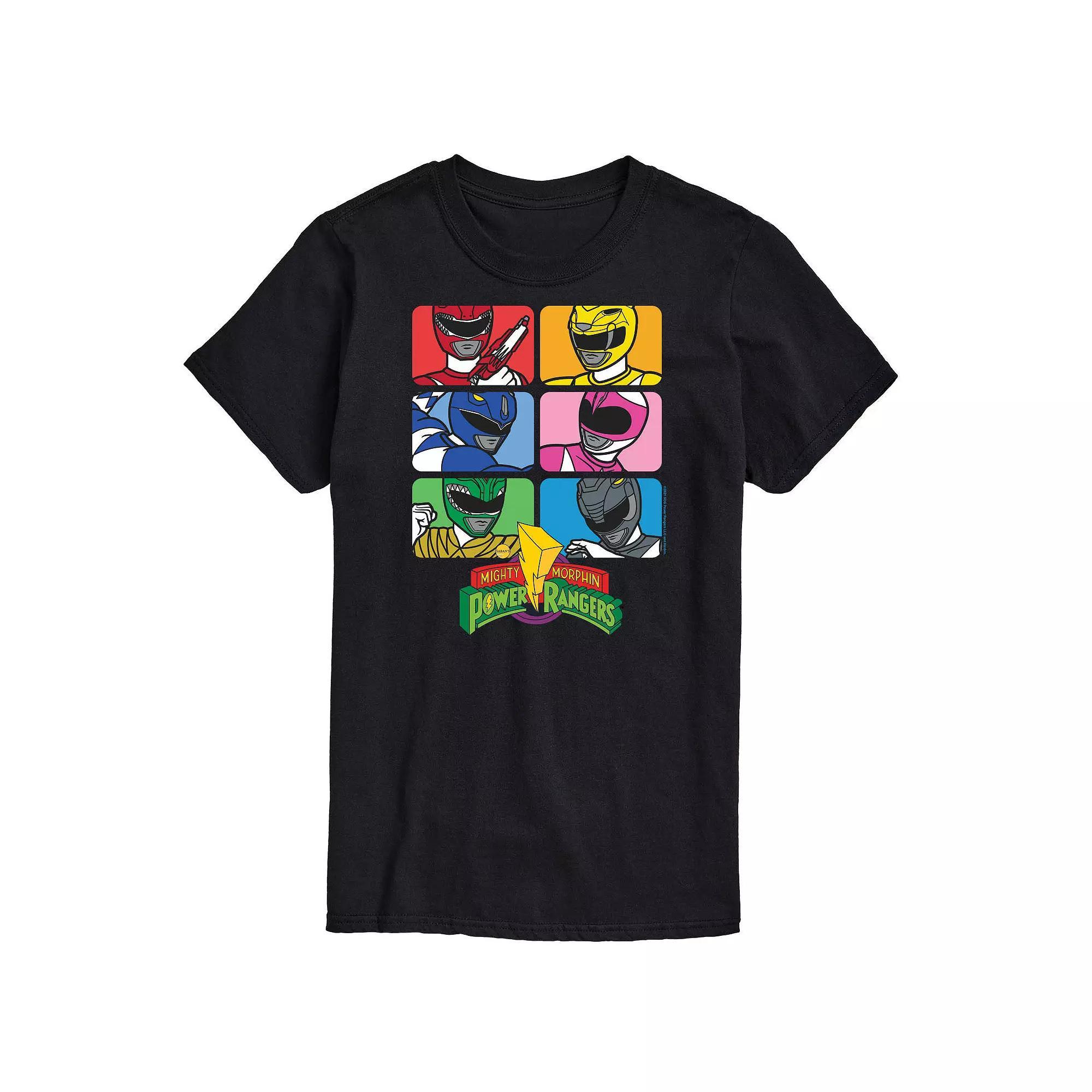 Big & Tall Power Rangers Tee, Men's,  Product Image