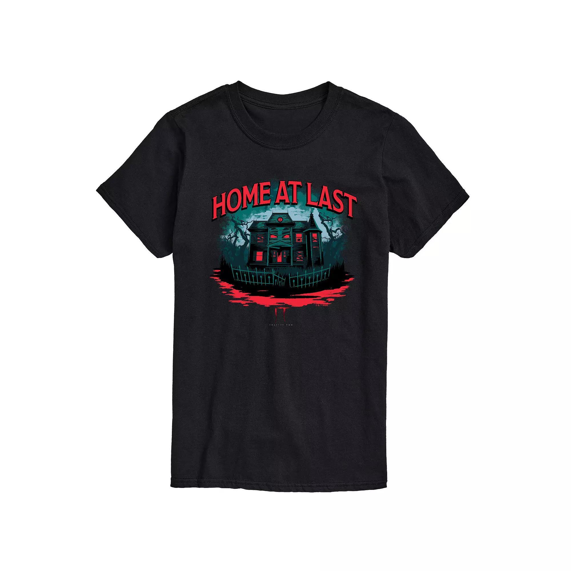 Men's IT Home At Last Graphic Tee, Size: 3XL, Black Product Image