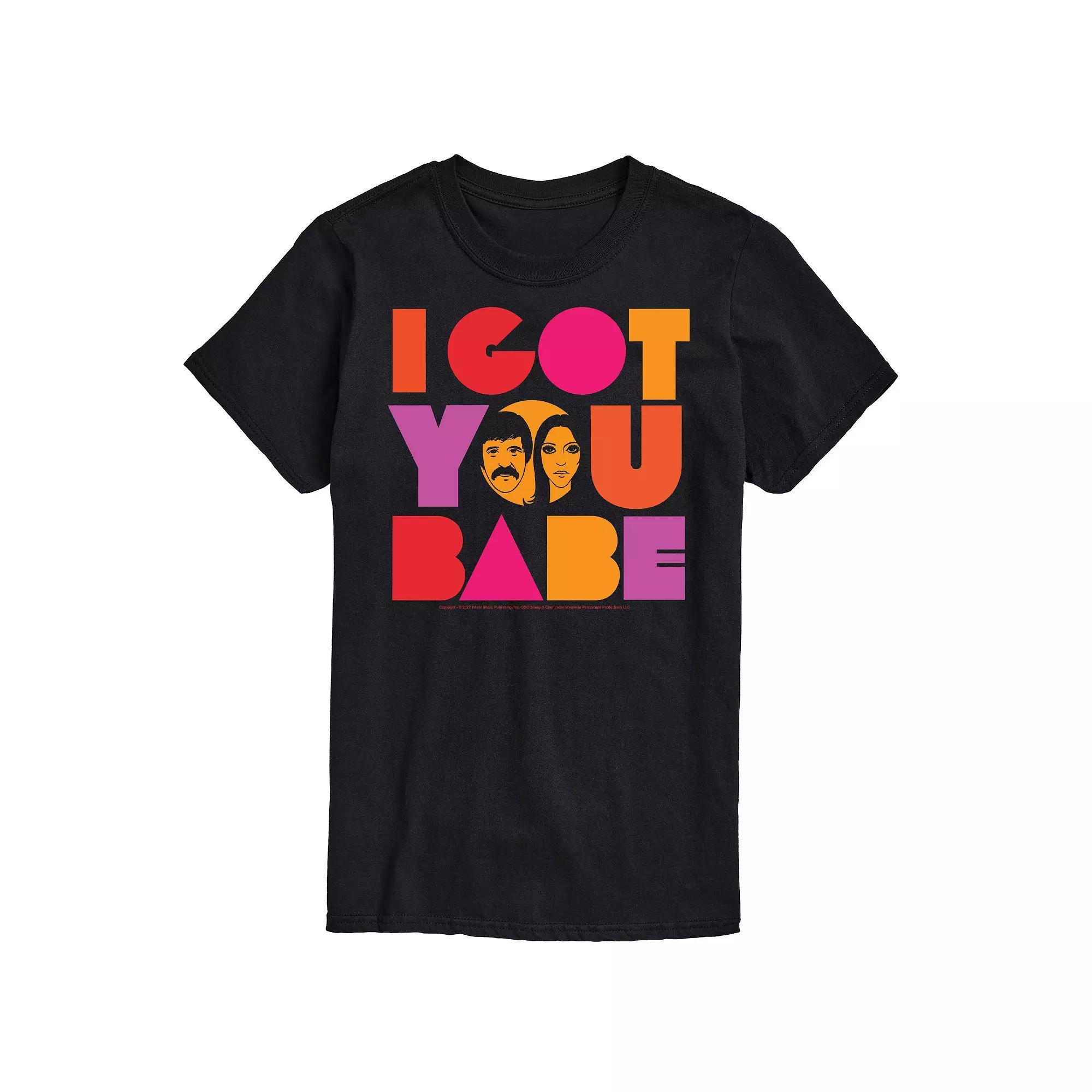 Big & Tall Sonny And Cher I Got You Tee, Men's,  Product Image