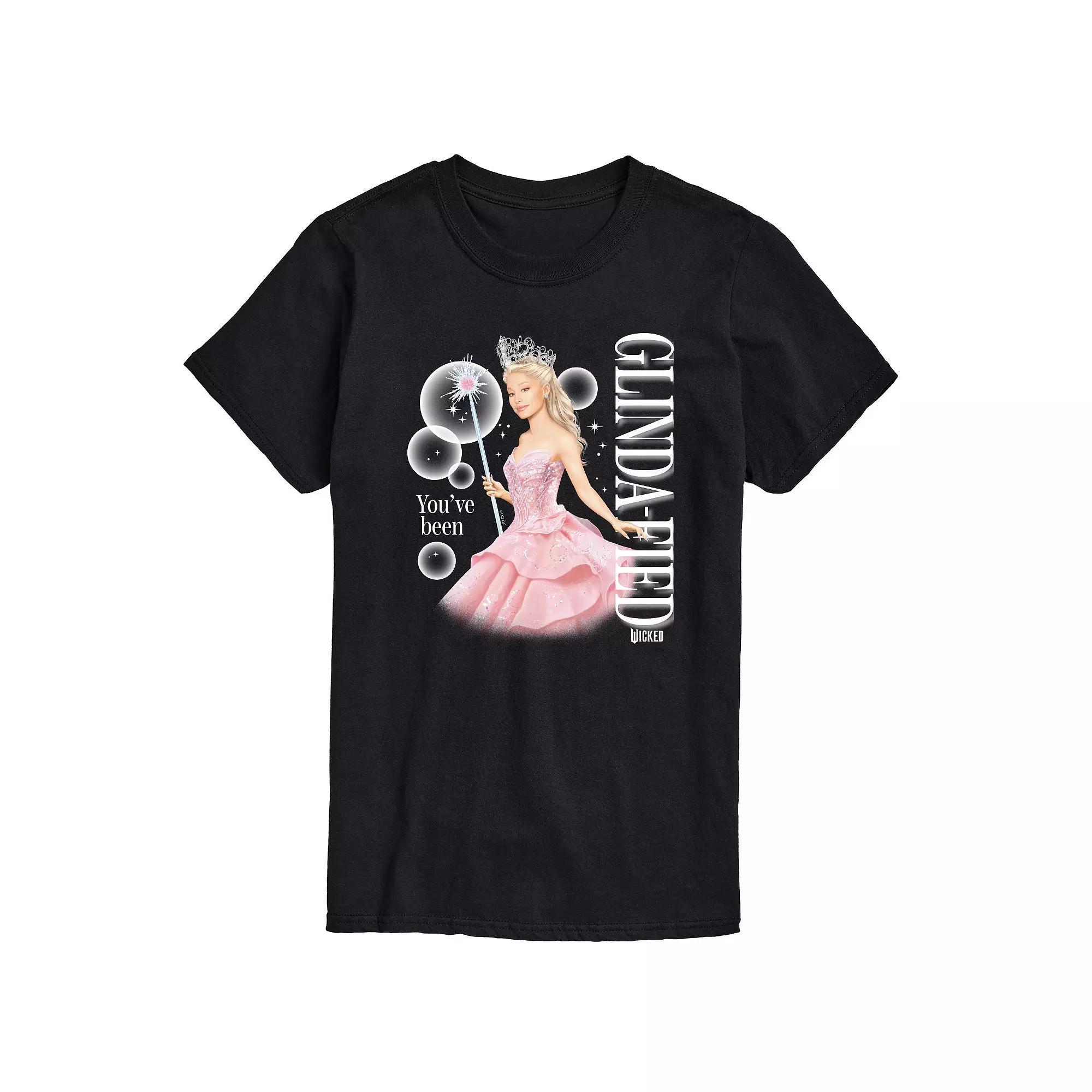 Men's Wicked You've Been Glinda-Fied Graphic Tee, Size: Medium, Black Product Image