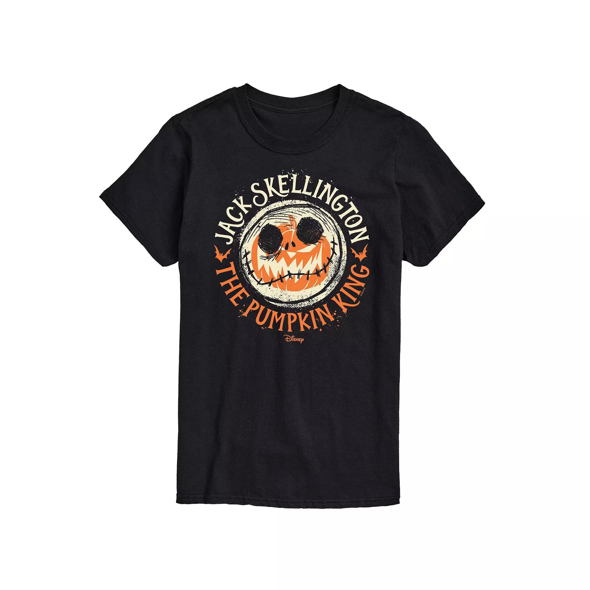 Disney's The Nightmare Before Christmas Men's Pumpkin King Graphic Tee, Size: Small, Black Product Image