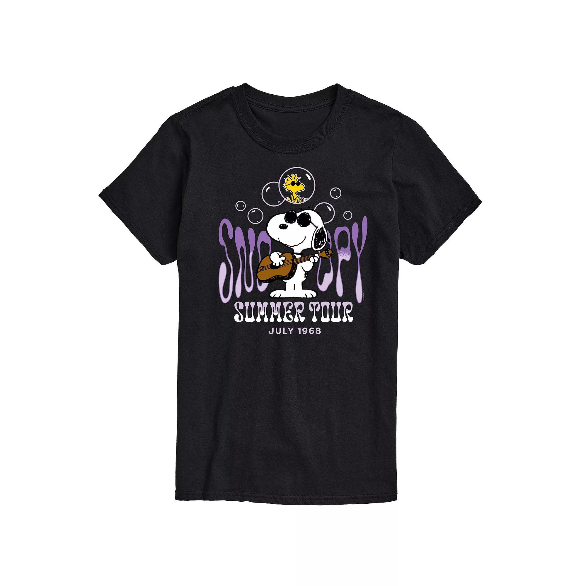 Men's Peanuts Snoopy Summer Tour Graphic Tee,  Product Image