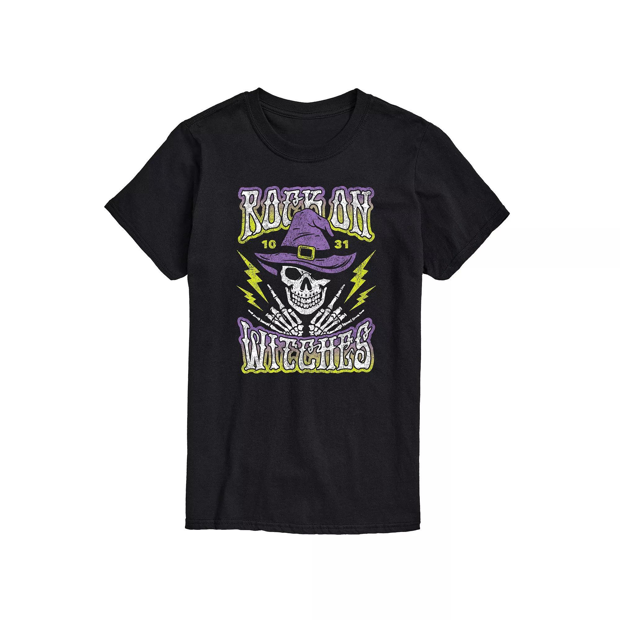 Big & Tall Rock On Witches Graphic Tee, Men's,  Product Image