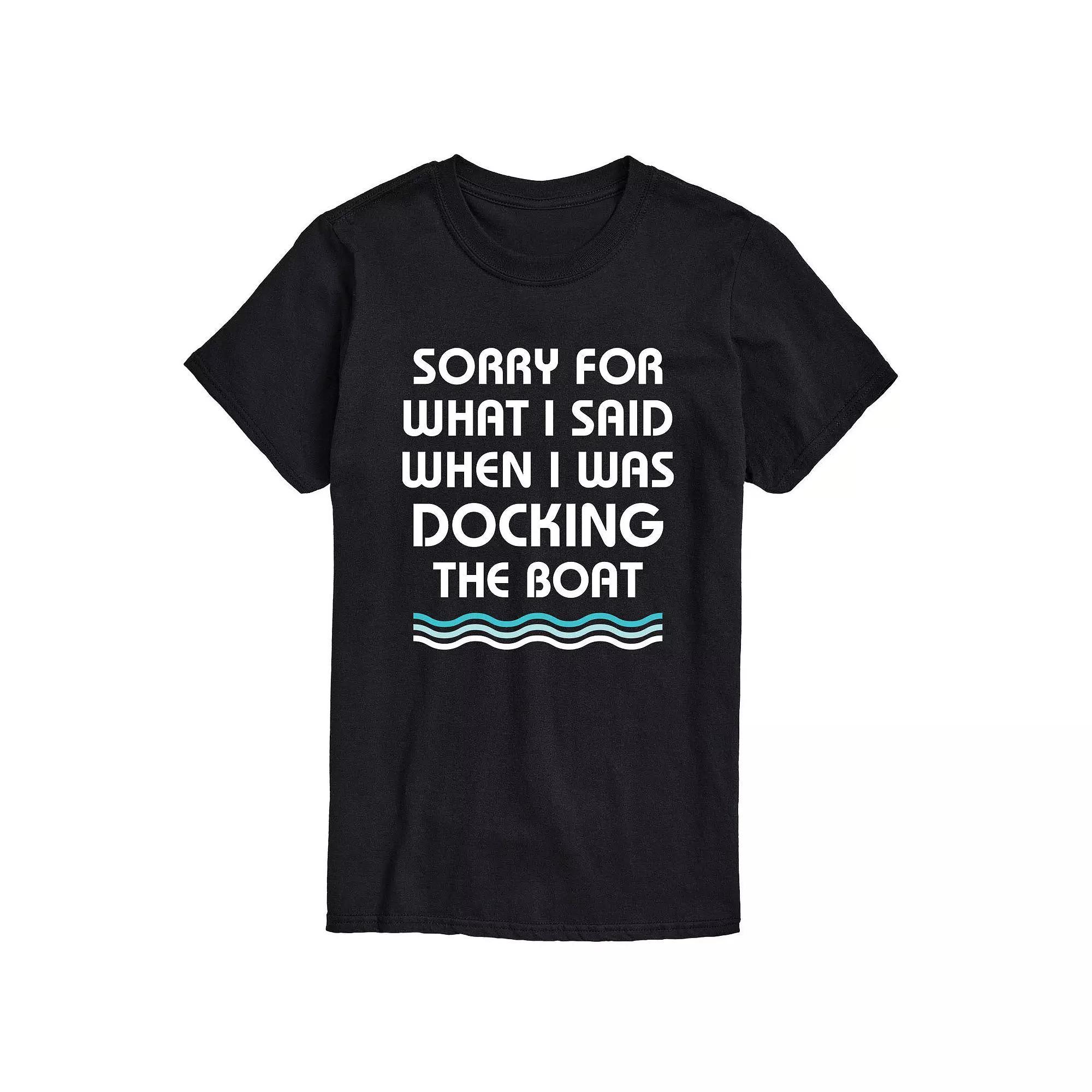 Men's Said Docking The Boat Tee,  Product Image