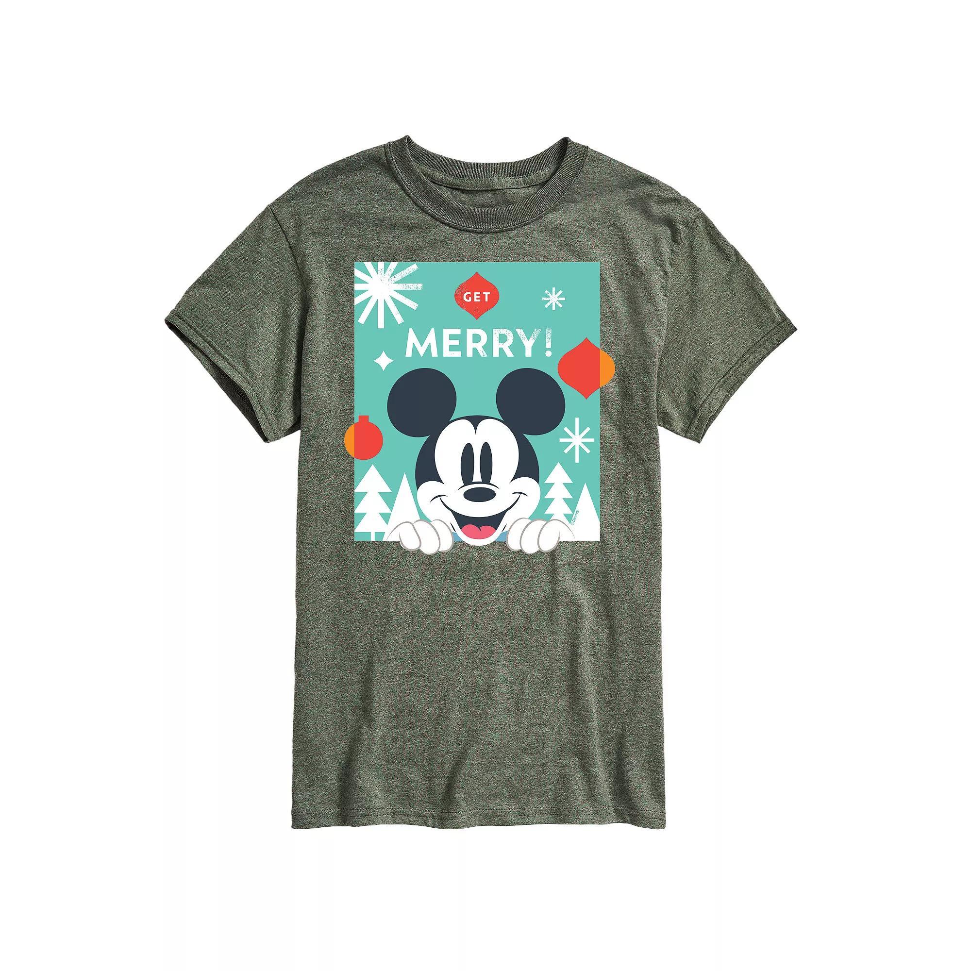 Disney's Big & Tall Get Merry Graphic Tee, Men's,  Product Image
