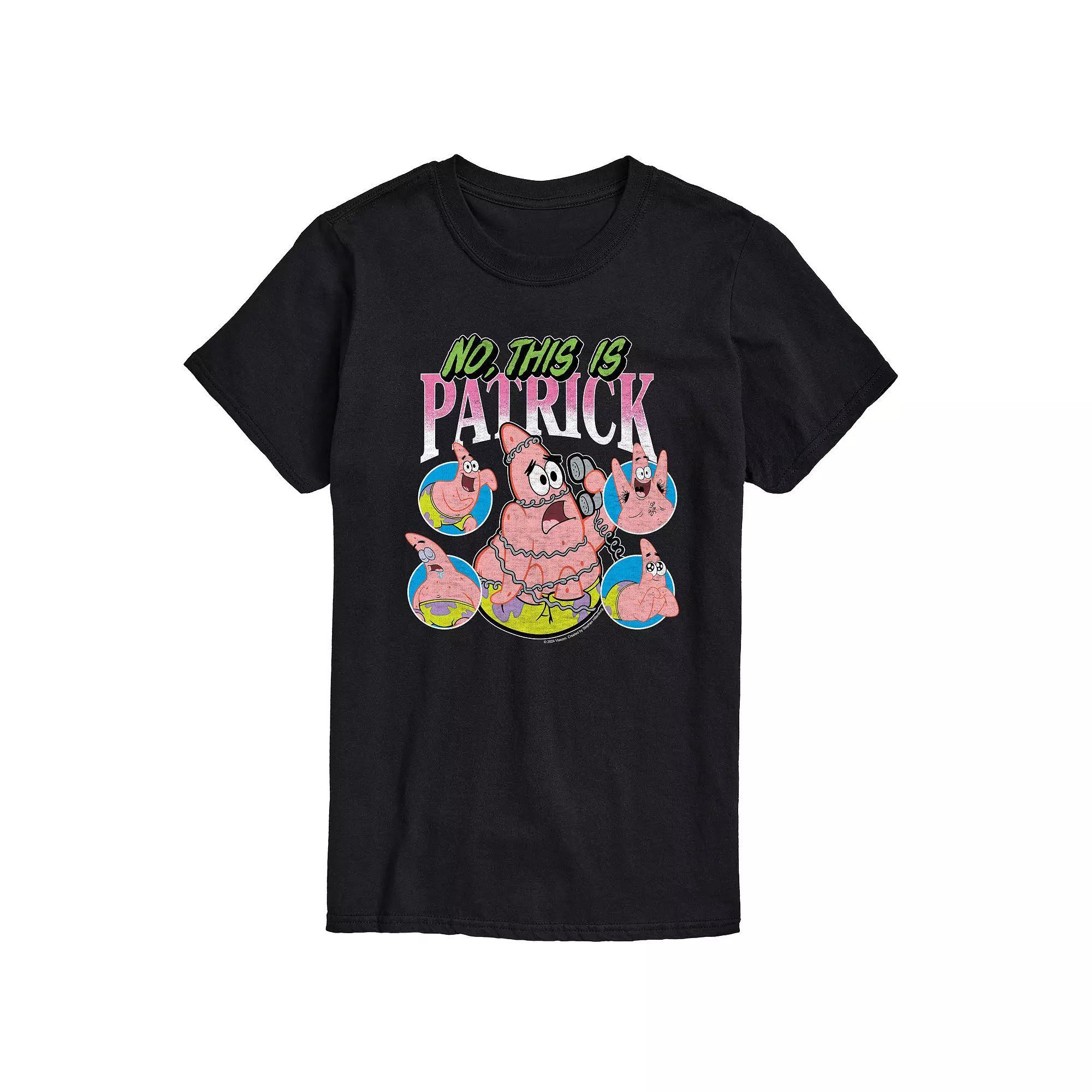 Big & Tall Spongebob SquarePants No This Is Patrick Graphic Tee, Men's,  Product Image