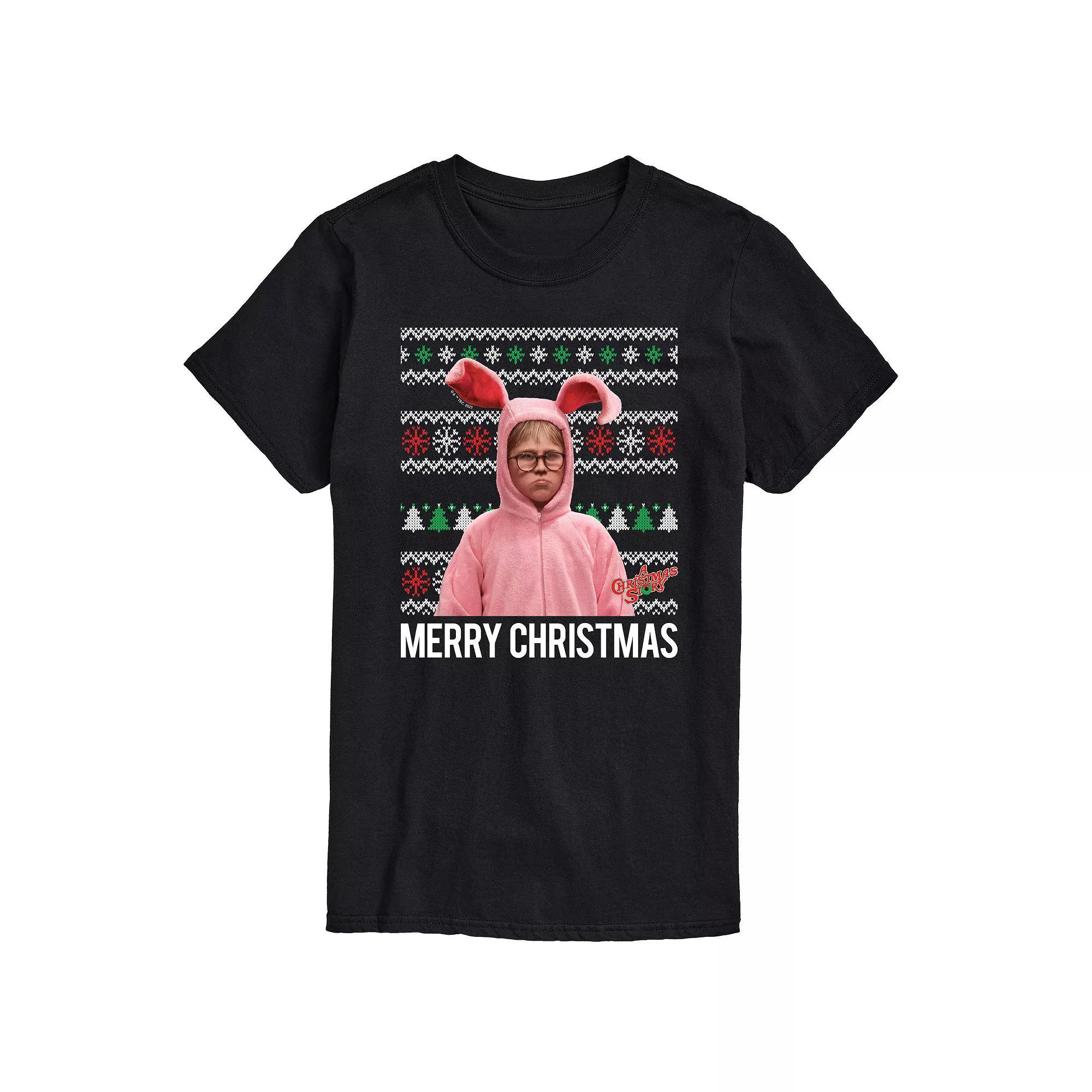 Big & Tall A Christmas Story Merry Christmas Graphic Tee, Men's,  Product Image