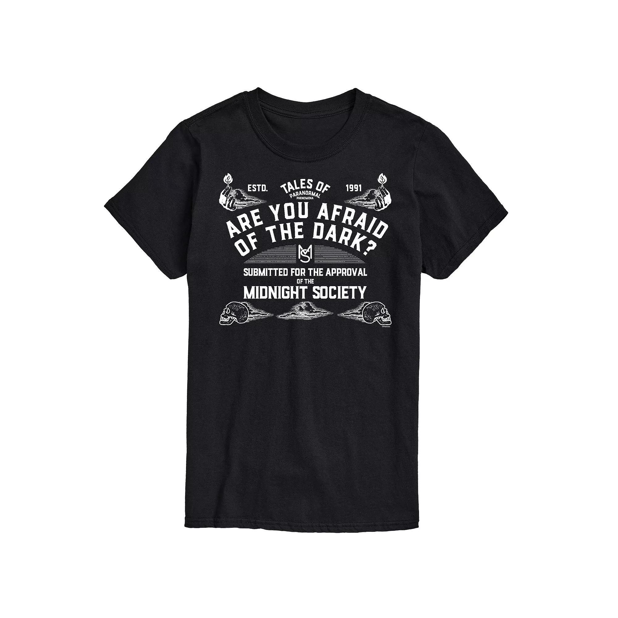 Men's Afraid Of The Dark Society Ouija Board Tee,  Product Image