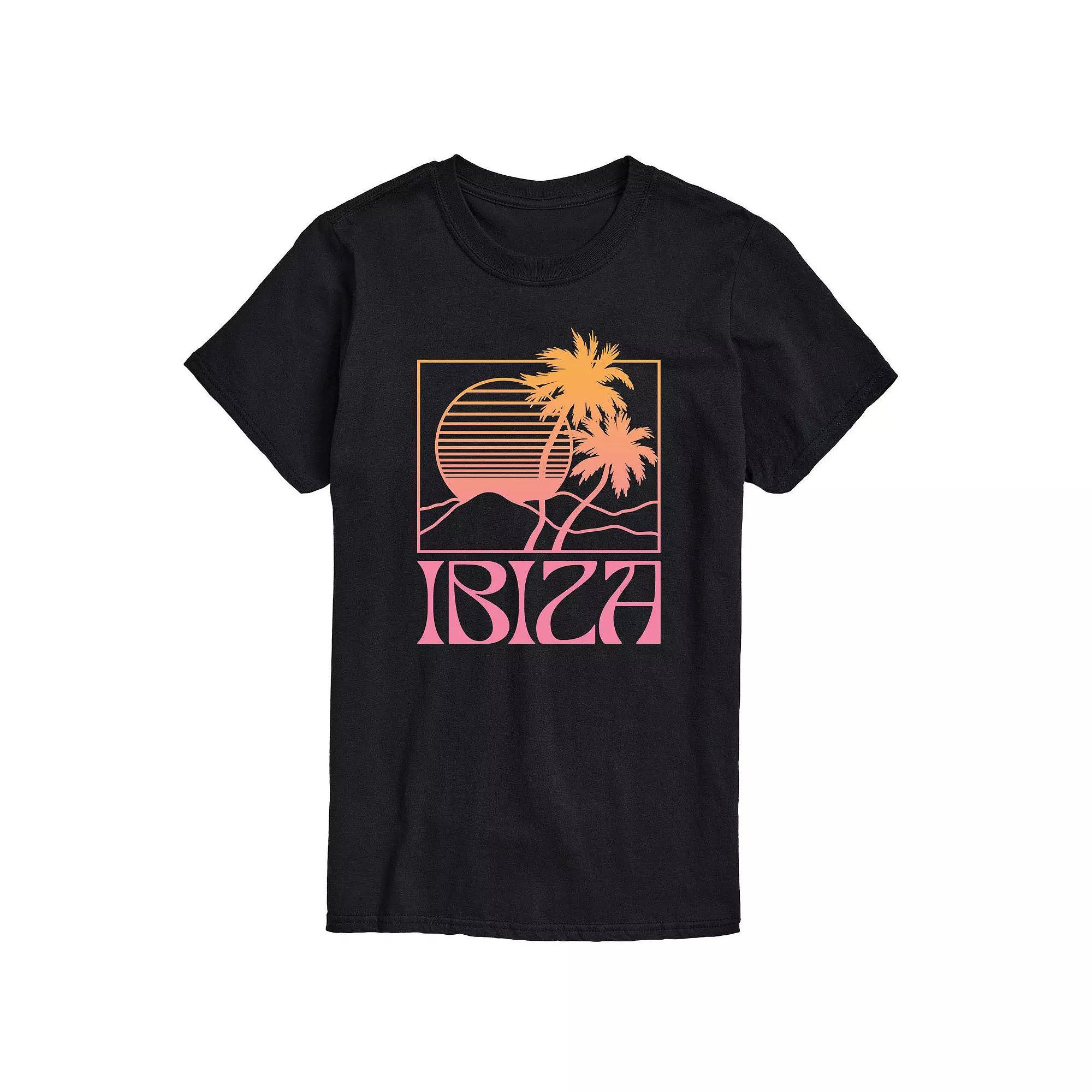 Men's Ibiza Sun Palms Graphic Tee,  Product Image