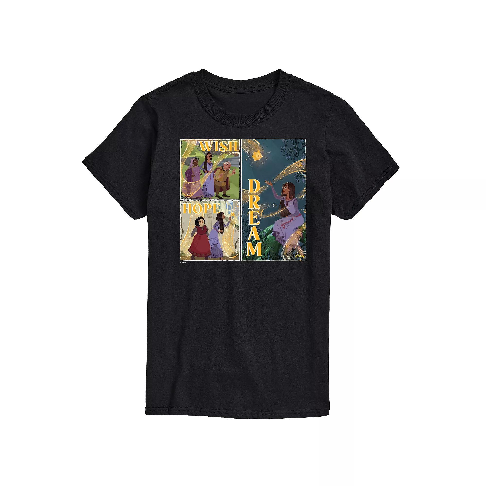 Disney's Wish Men's Wish Hope Dream Graphic Tee,  Product Image