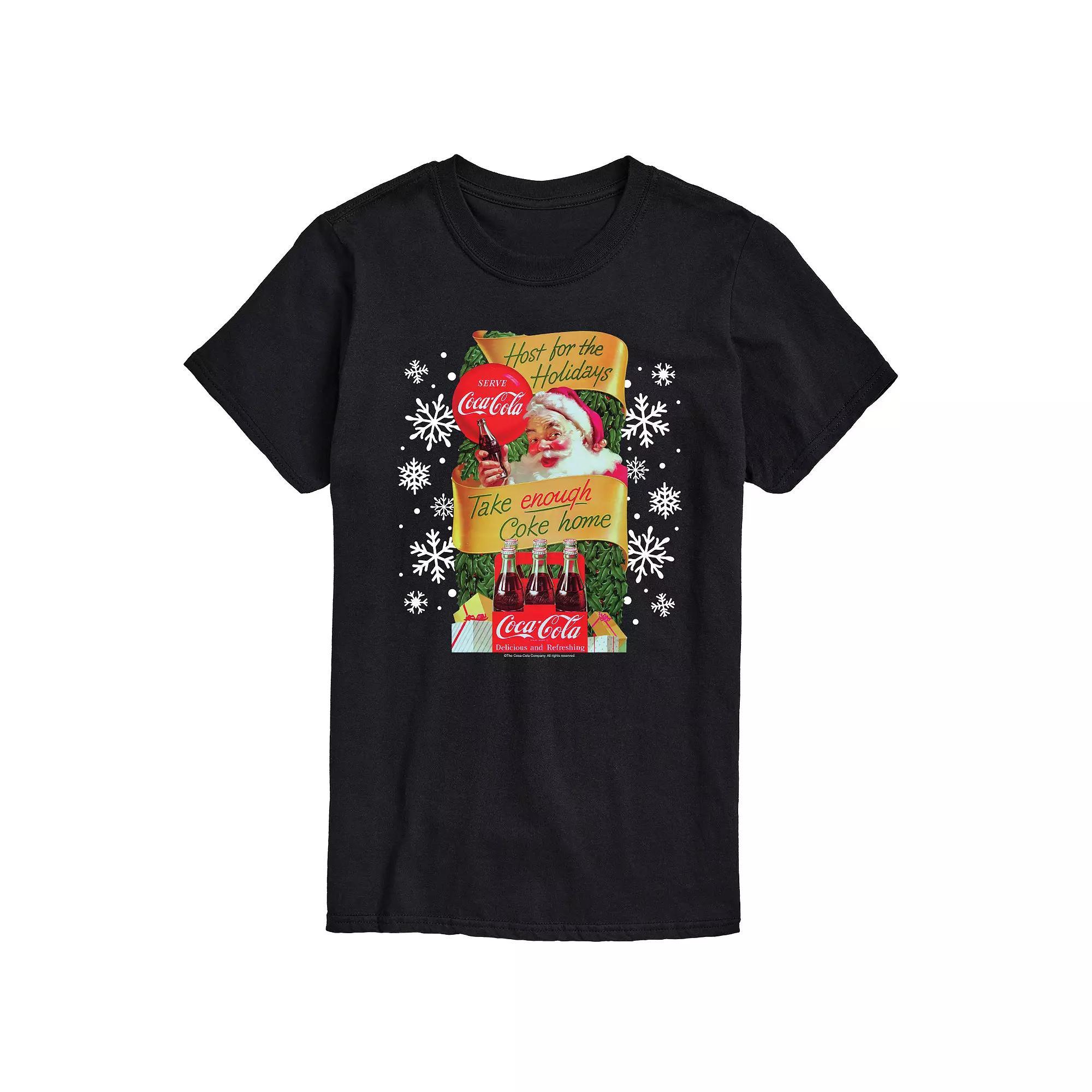 Big & Tall Coca-Cola Host The Holidays Graphic Tee, Men's,  Product Image