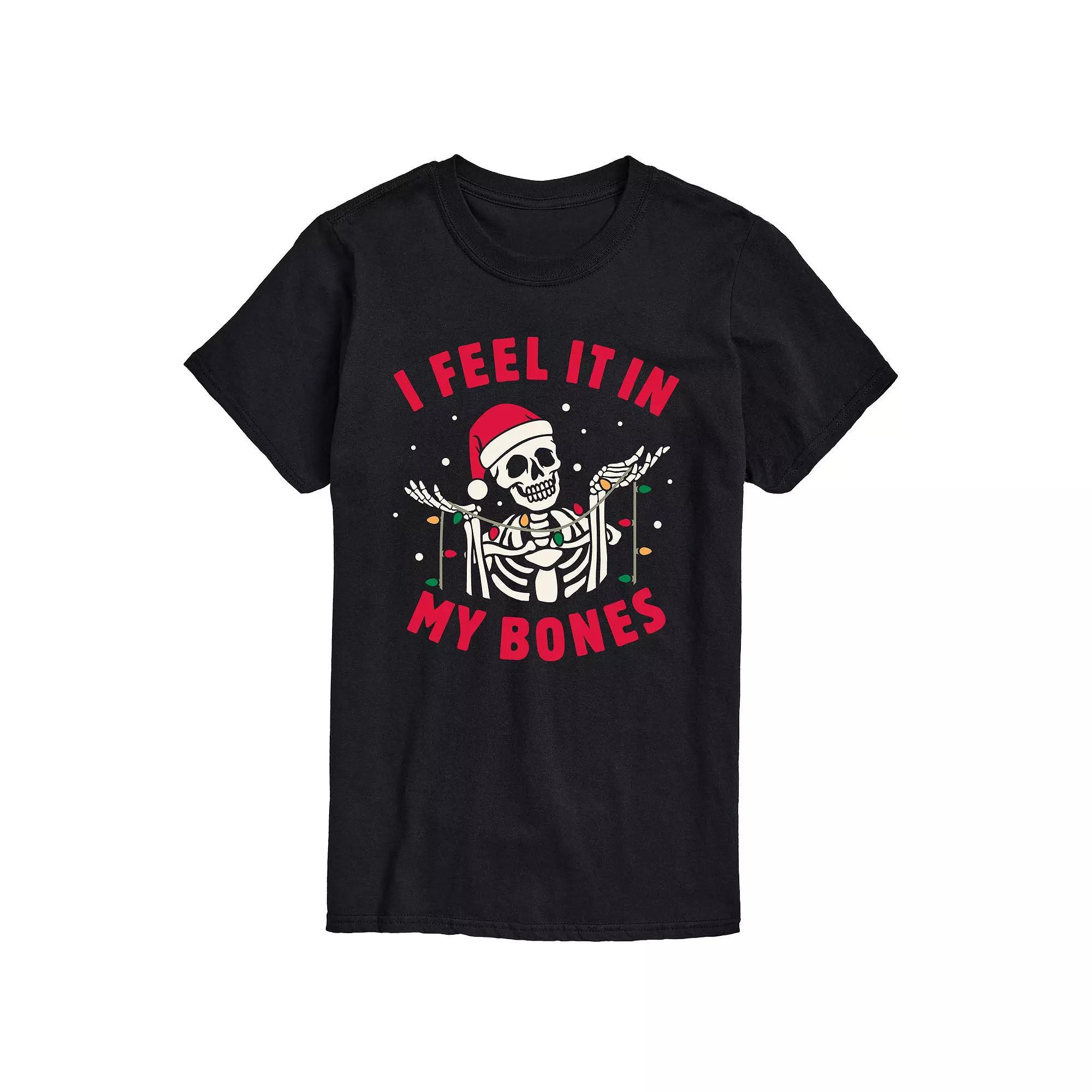 Men's I Feel It In My Bones Tee, Size: XS, Blue Product Image