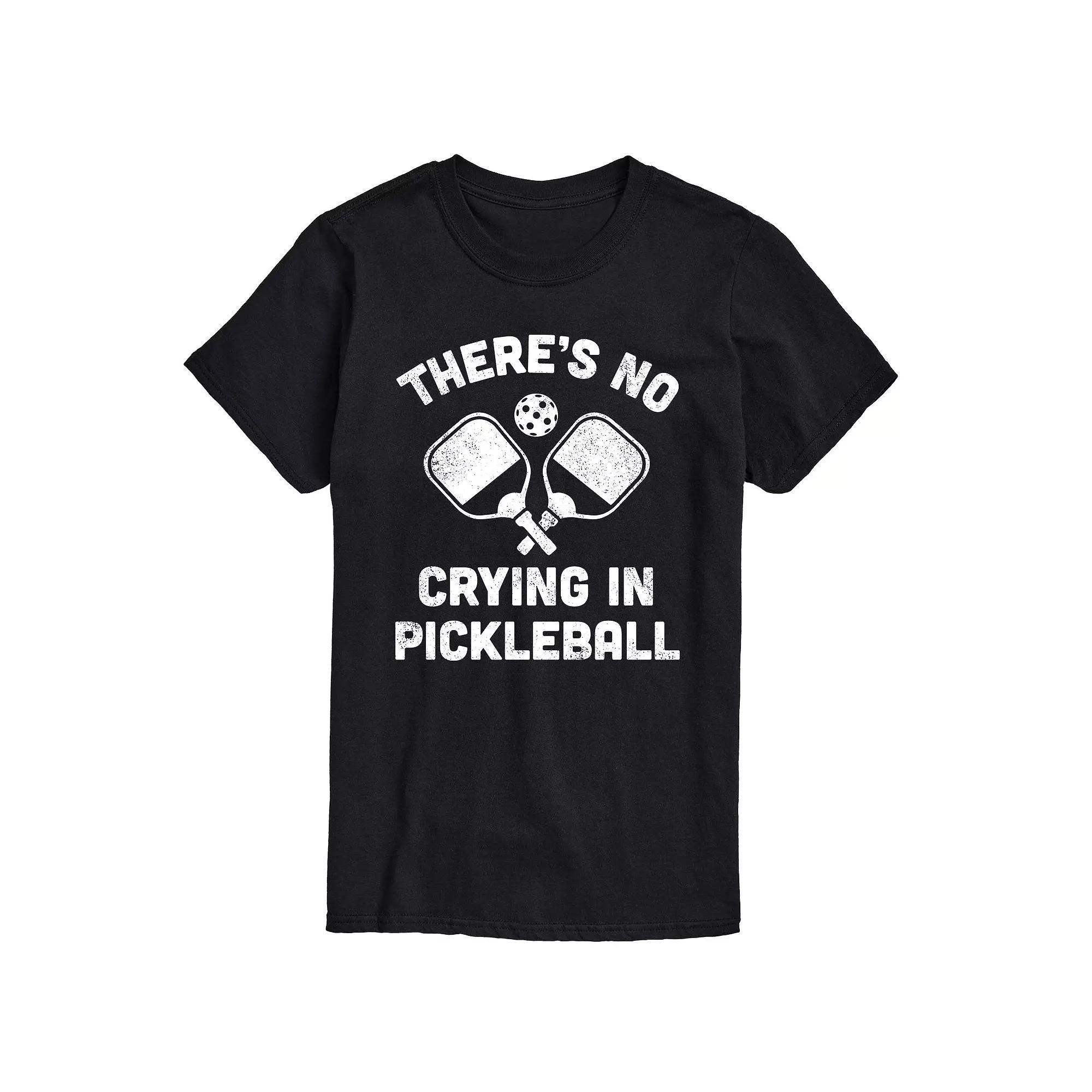 Men's No Crying Pickleball Tee,  Product Image