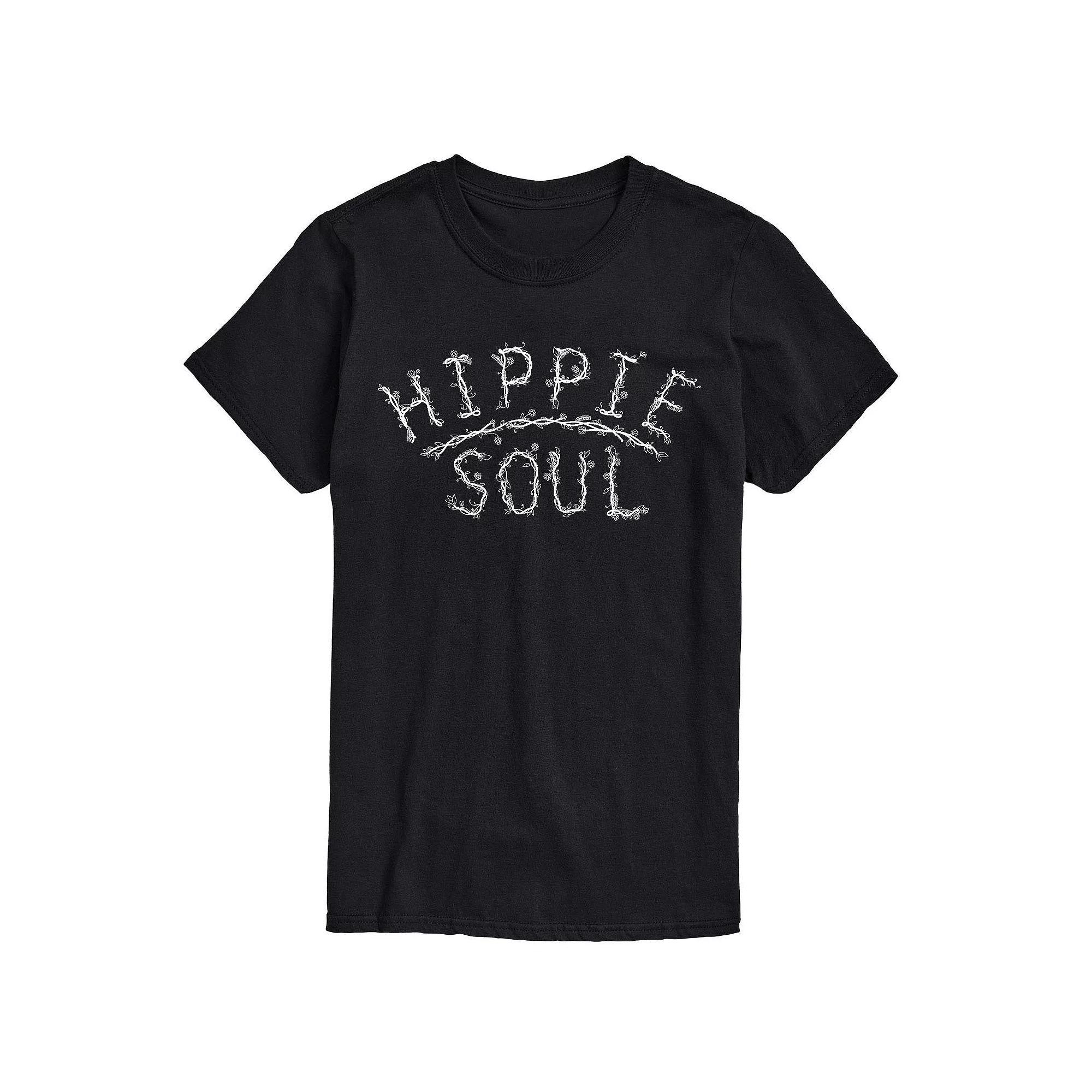 Big & Tall Hippie Soul Tee, Men's, Size: 3XL Tall, Black Product Image