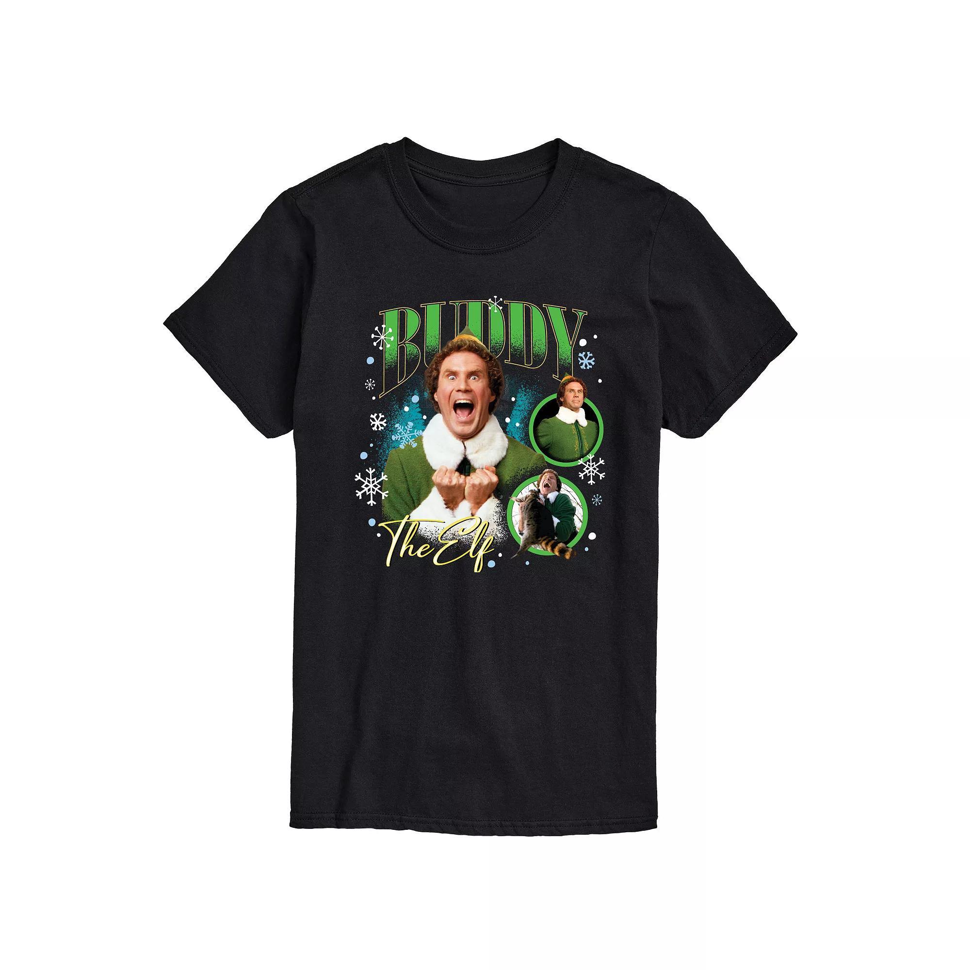Big & Tall Elf Buddy The Elf Graphic Tee, Men's,  Product Image