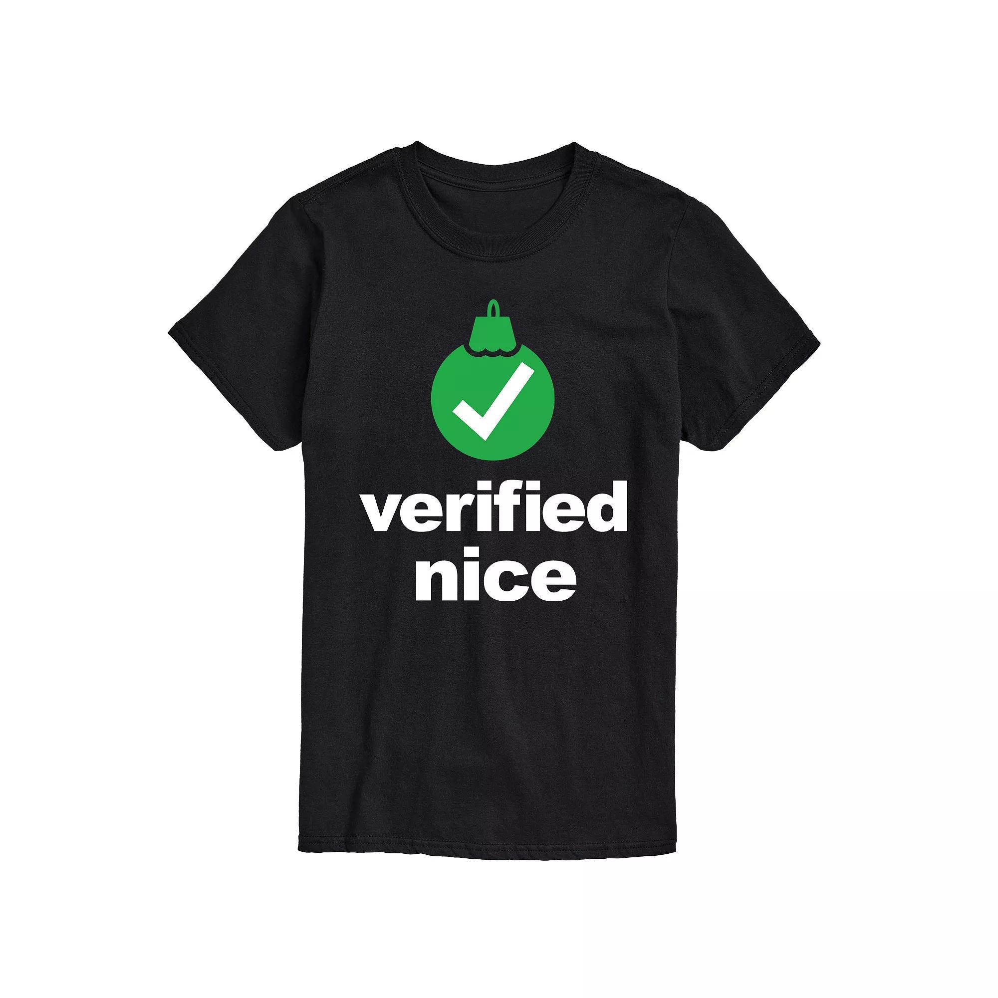 Big & Tall Verified Nice Graphic Tee, Men's,  Product Image