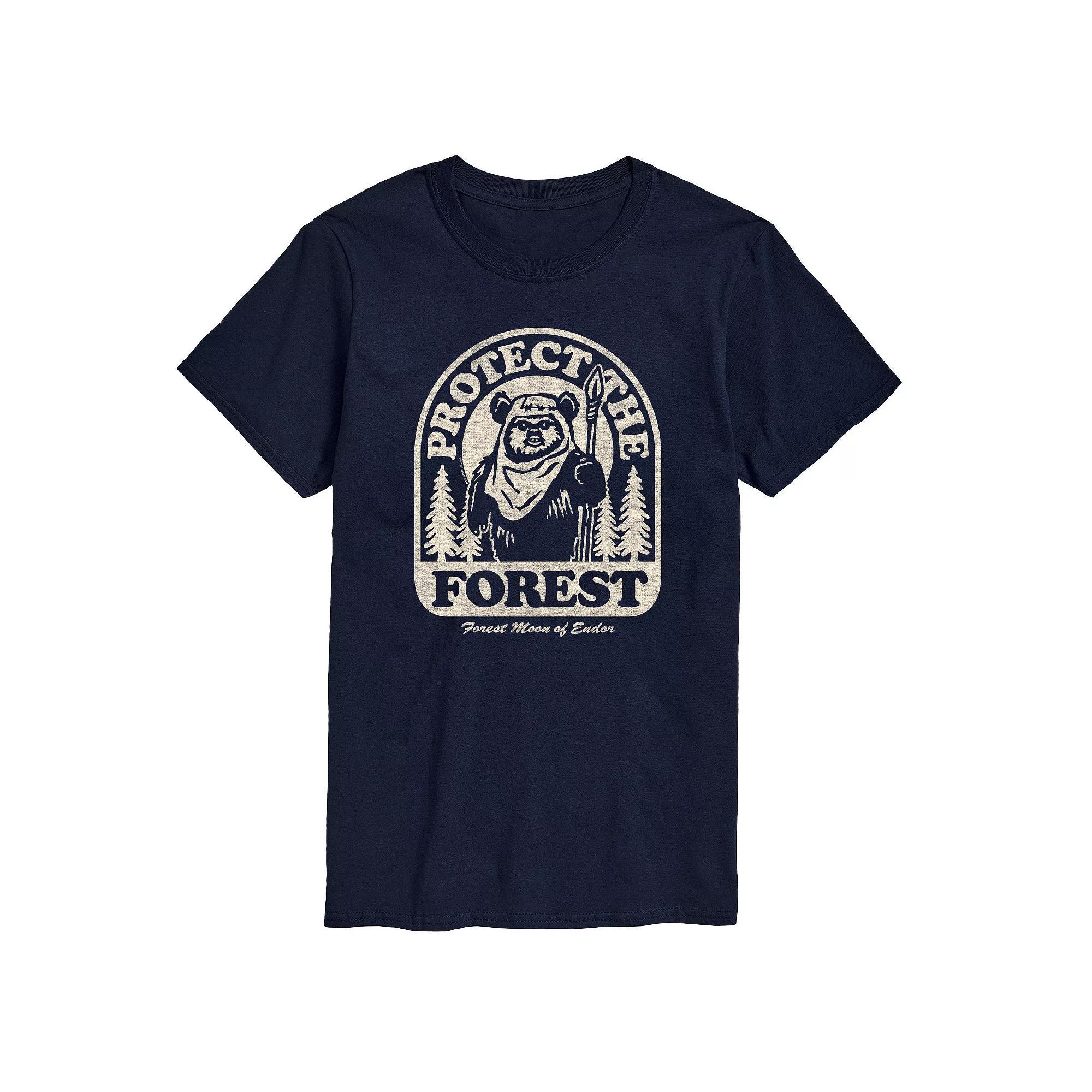 Men's Star Wars Ewok Protect The Forest Graphic Tee,  Product Image