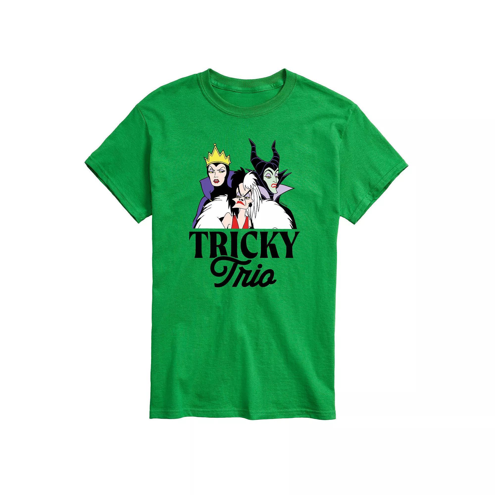 Disney Villains Men's Tricky Trio Graphic Tee,  Product Image