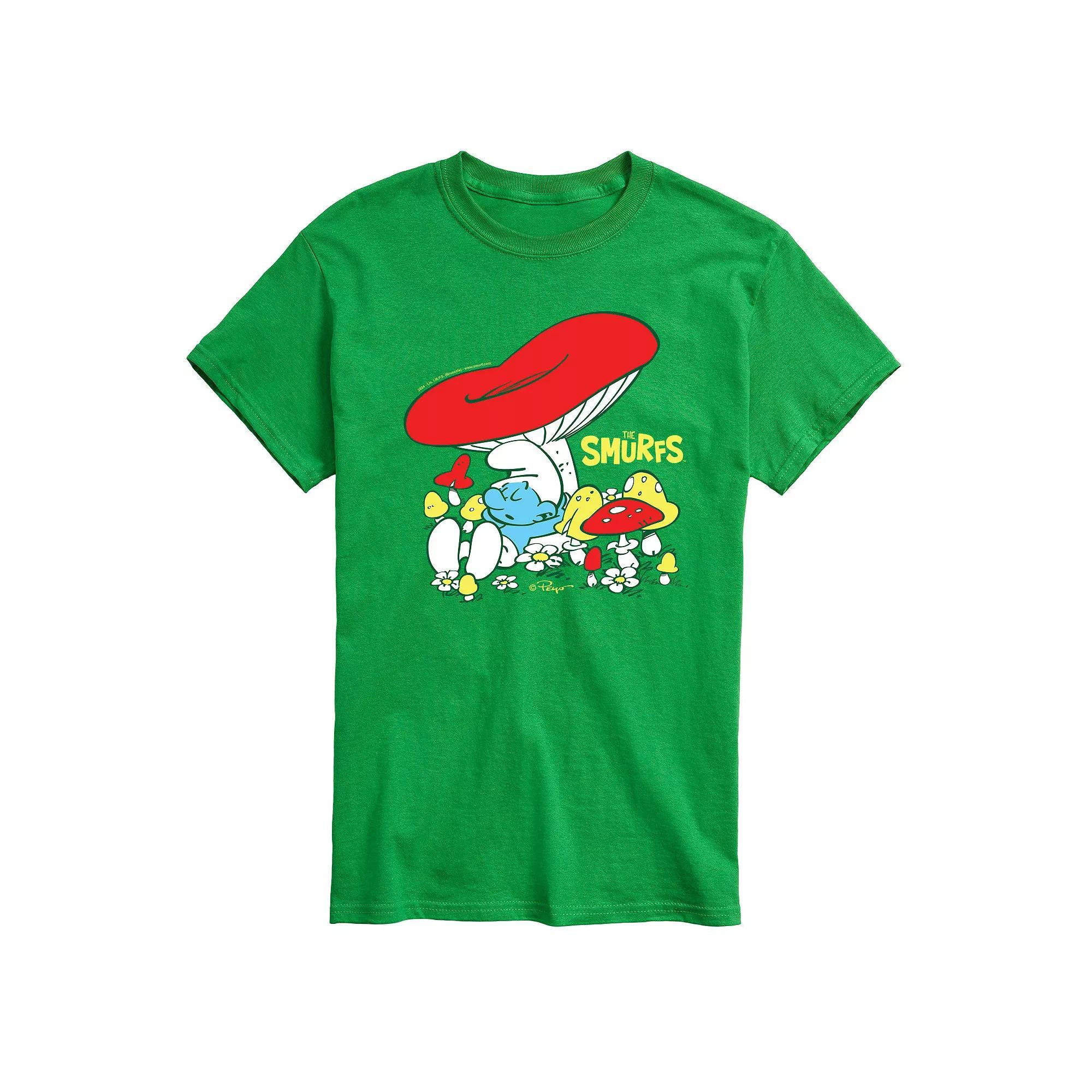 Men's Smurfs Lazy Smurf Graphic Tee,  Product Image