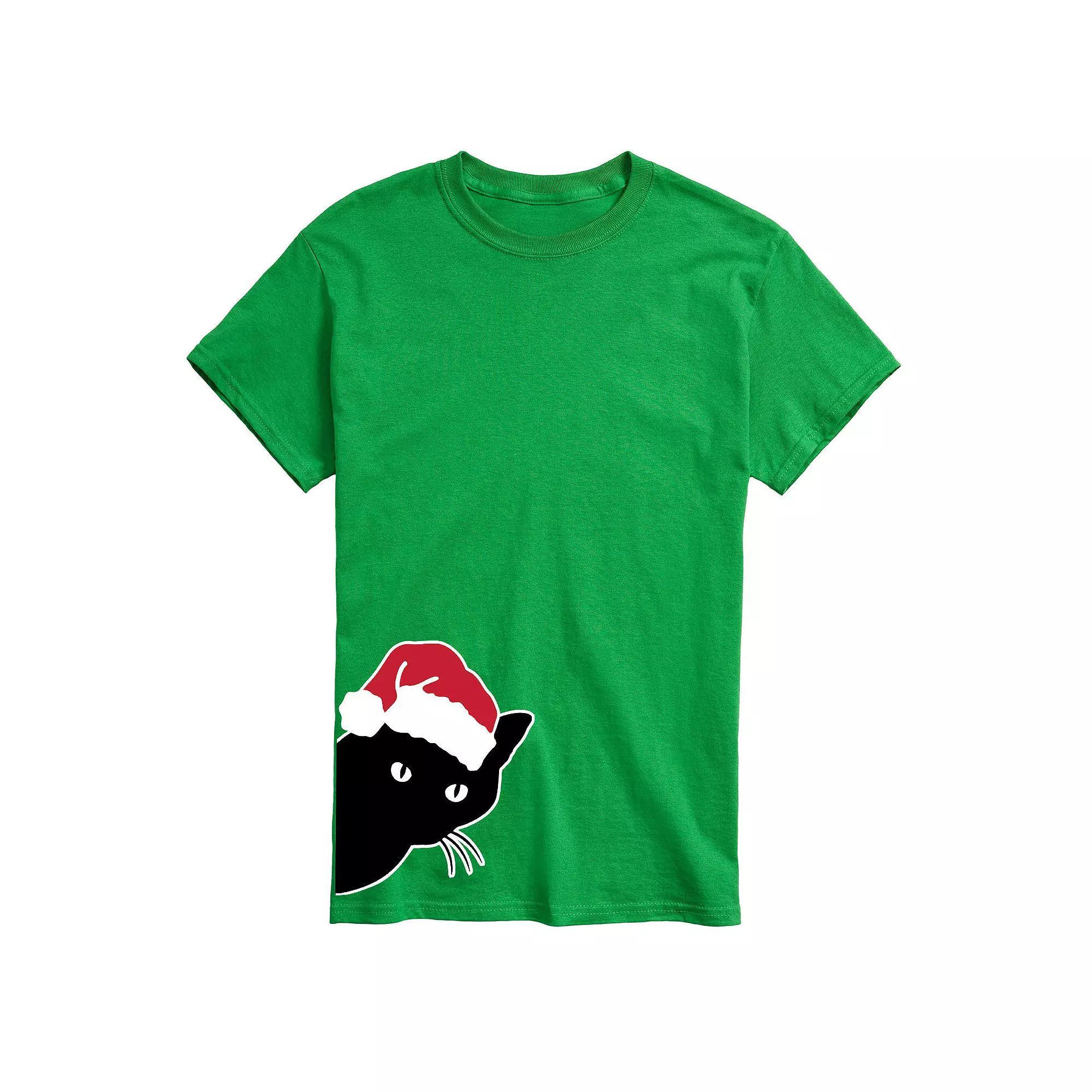 Men's Peeking Cat Tee,  Product Image