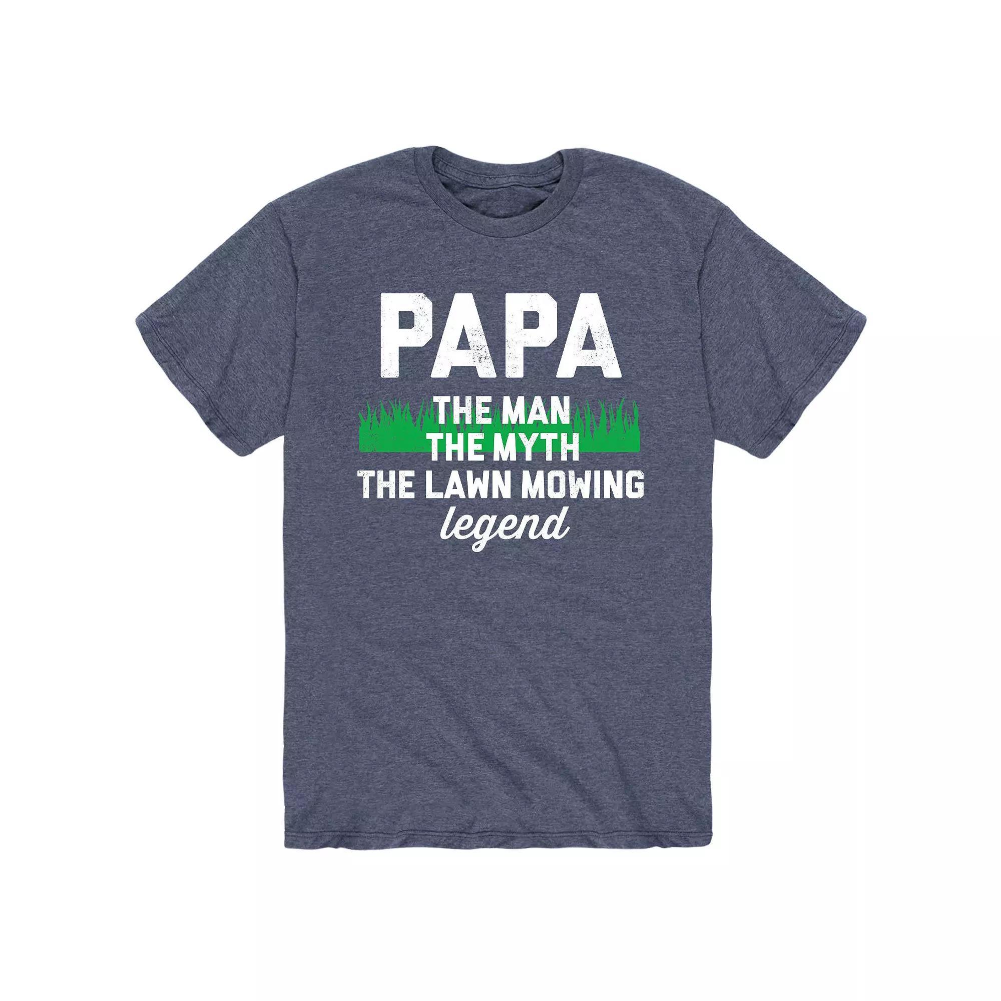 Men's Papa Lawn Mowing Legend Tee,  Product Image