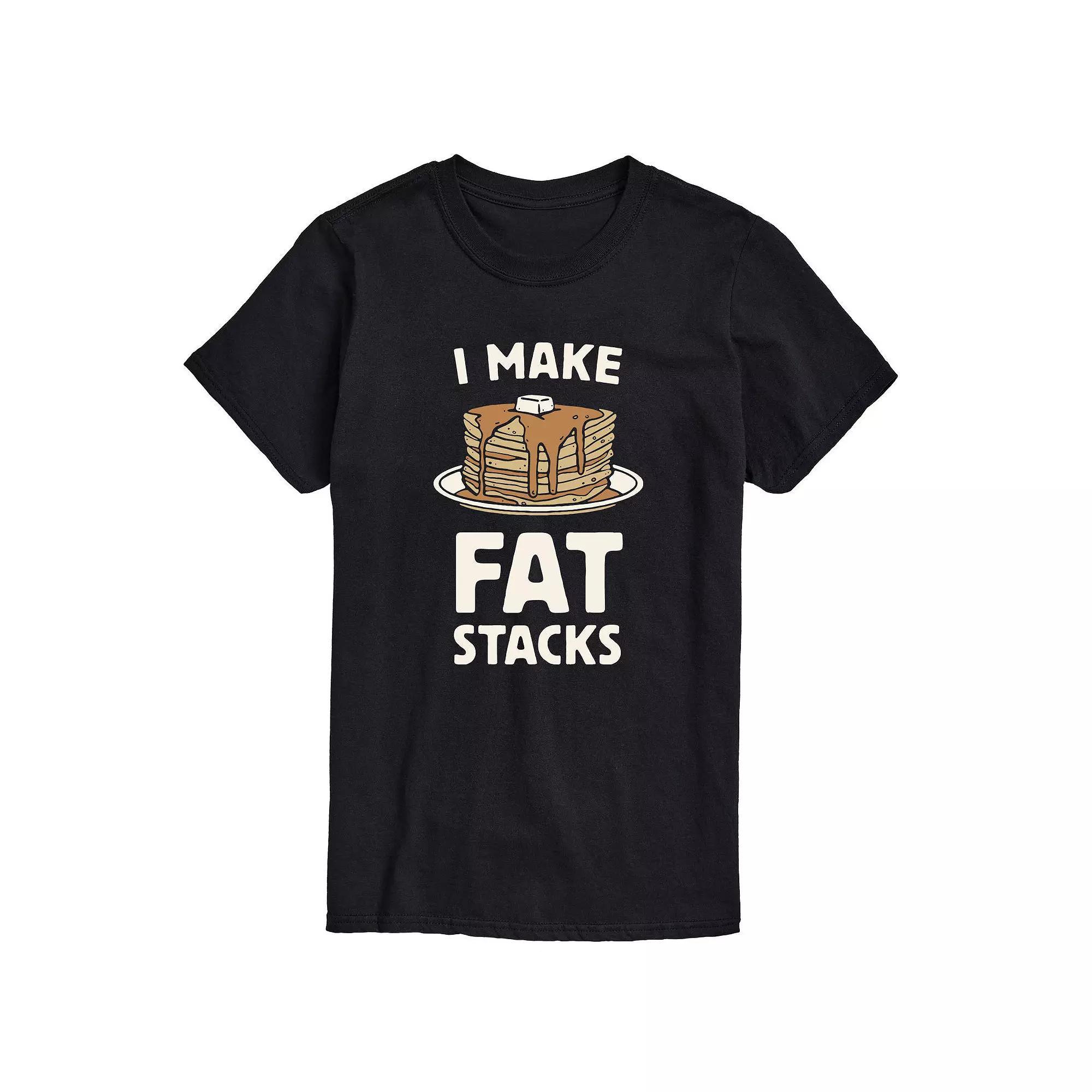 Men's I Make Fat Stacks Pancakes Tee,  Product Image