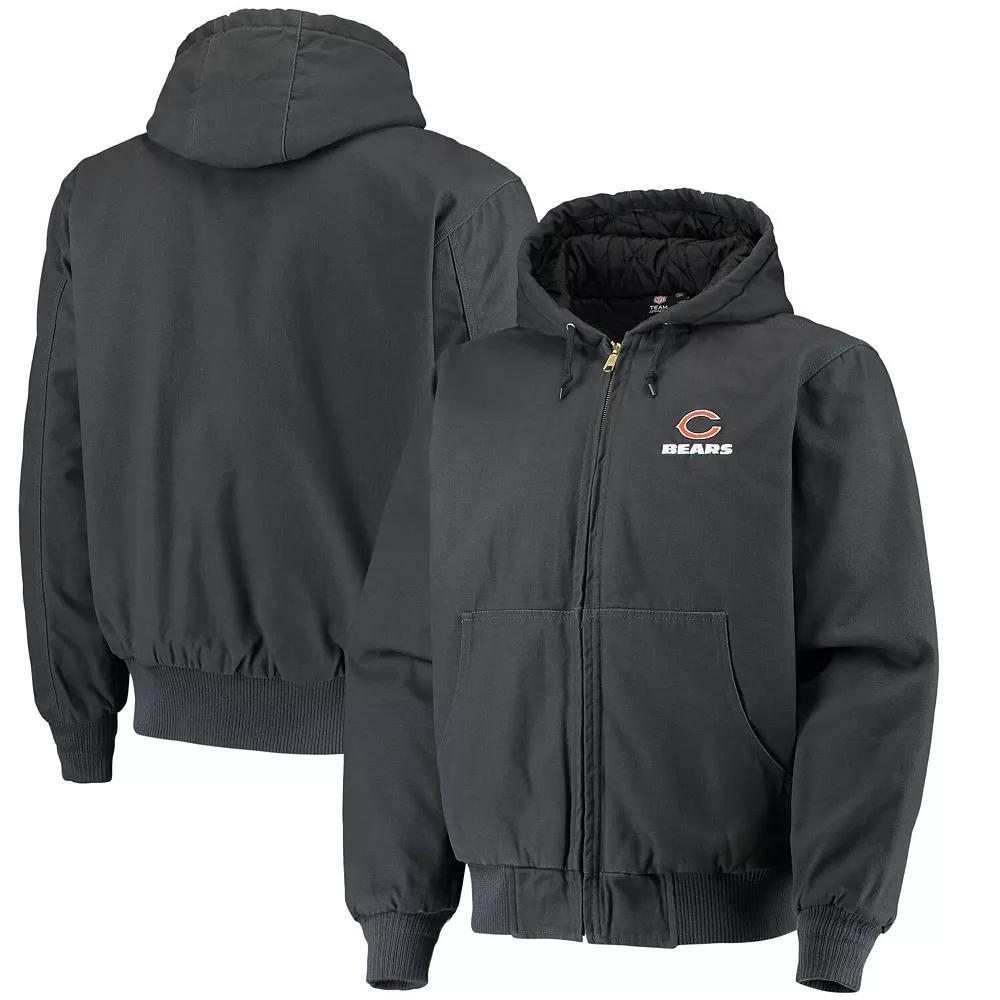 Men's Dunbrooke Navy Chicago Bears Dakota Cotton Canvas Hooded Jacket,  Product Image
