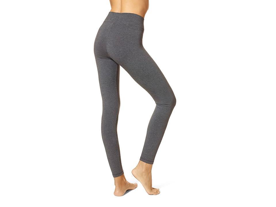 HUE Ultra Leggings w/ Wide Waistband (Graphite Heather) Women's Clothing Product Image