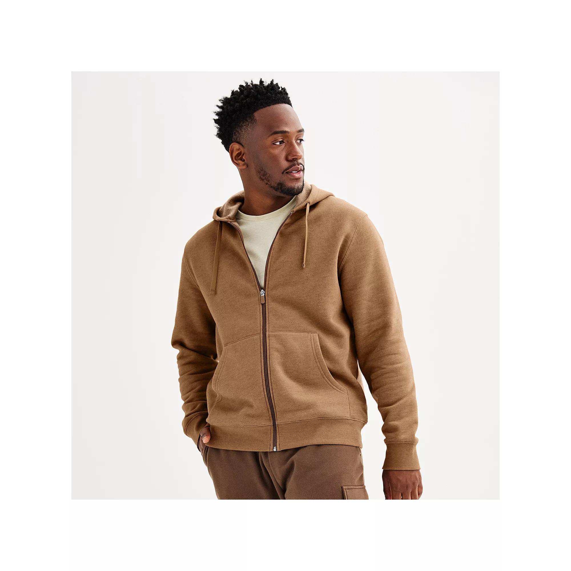 Men's Tek Gear® Ultra Soft Fleece Zip Front Hoodie,  Product Image