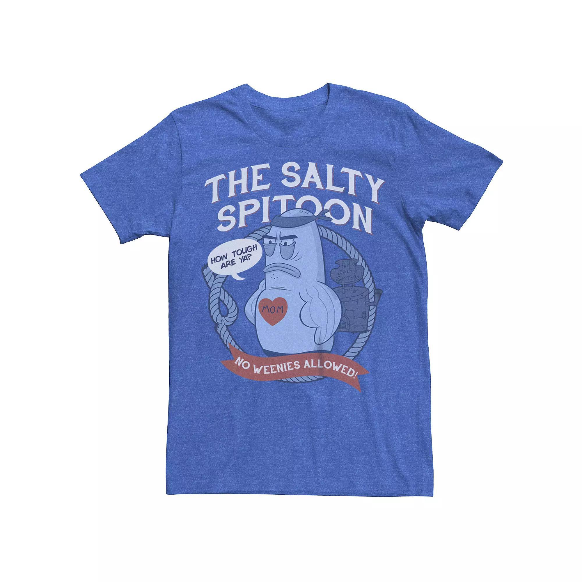 Men's SpongeBob SquarePants The Salty Spitoon Graphic Tee, Size: XXL, Royal Grey Product Image