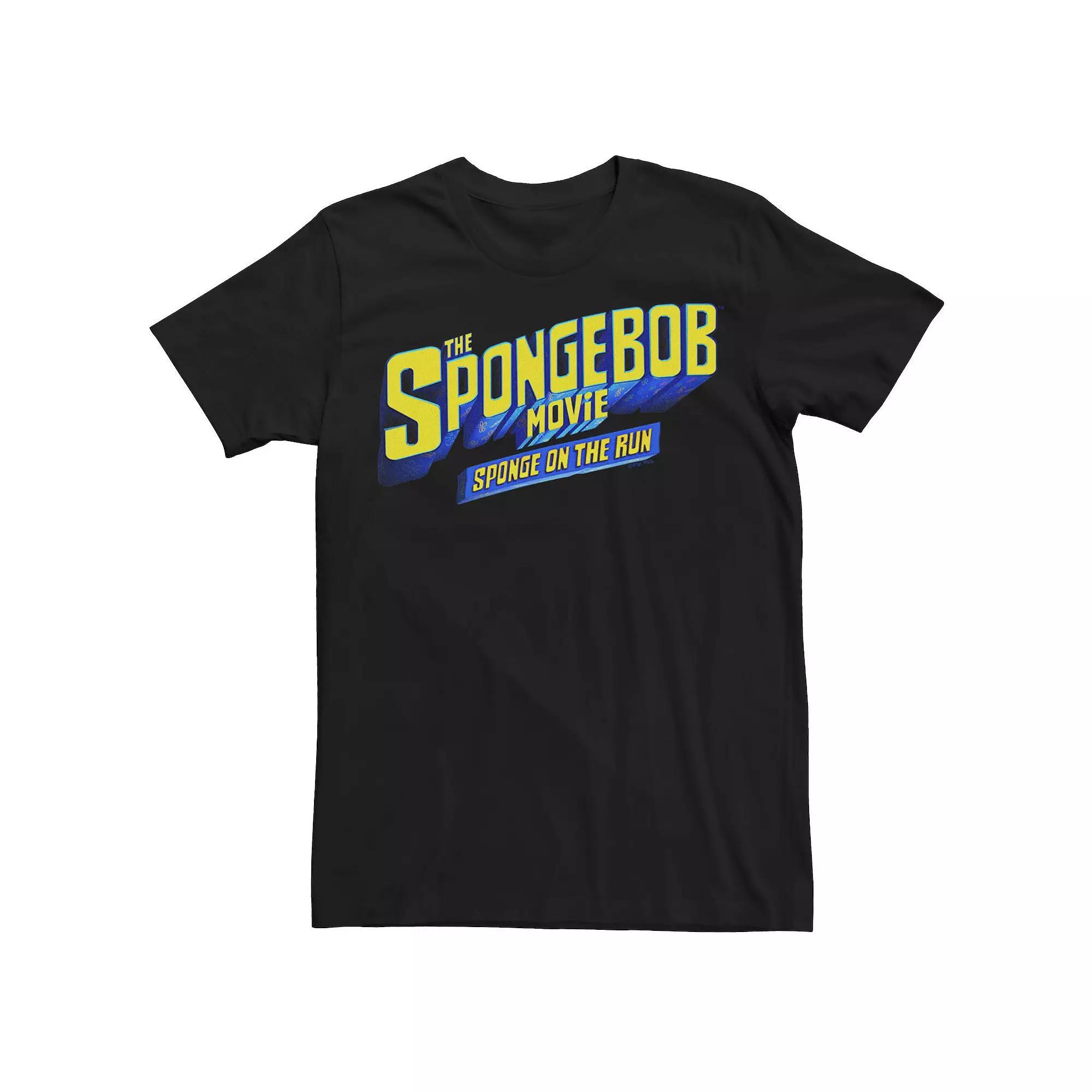 Men's SpongeBob SquarePants Movie Sponge On The Run Logo Tee,  Product Image